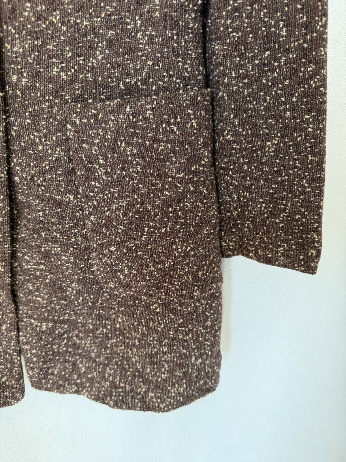 Fendi Autumn Whispers Vintage Fendi Tweed Coat Earthbound Elegance Size M / US 6-8 / IT 42-44 - 4 Thumbnail