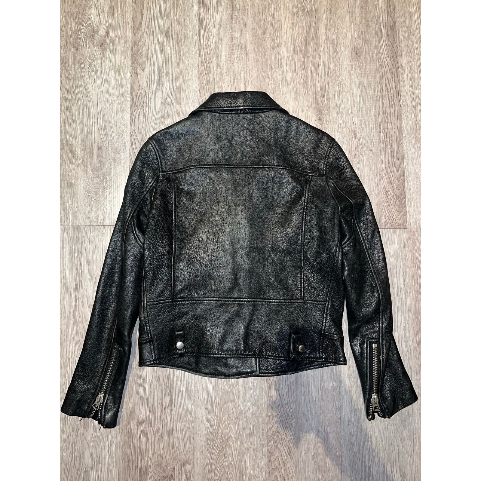 Acne Studios Acne Studios - Mock Leather Biker Jacket/ L / Black Size L / US 10 / IT 46 - 4 Thumbnail