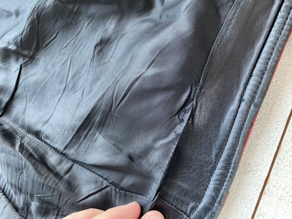 Other 🔗GOTHIC PUNK OPIUM ZIPPER BONDAGE LEATHER JACKET OWENS ISSEY Size US M / EU 48-50 / 2 - 18 Thumbnail