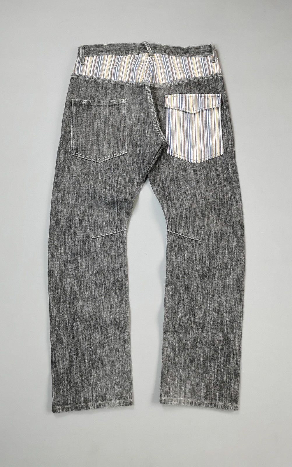 Japanese Brand × Vintage Wild Khakis Stripe Pocket Jeans (LG75) Size US 31 - 1 Thumbnail
