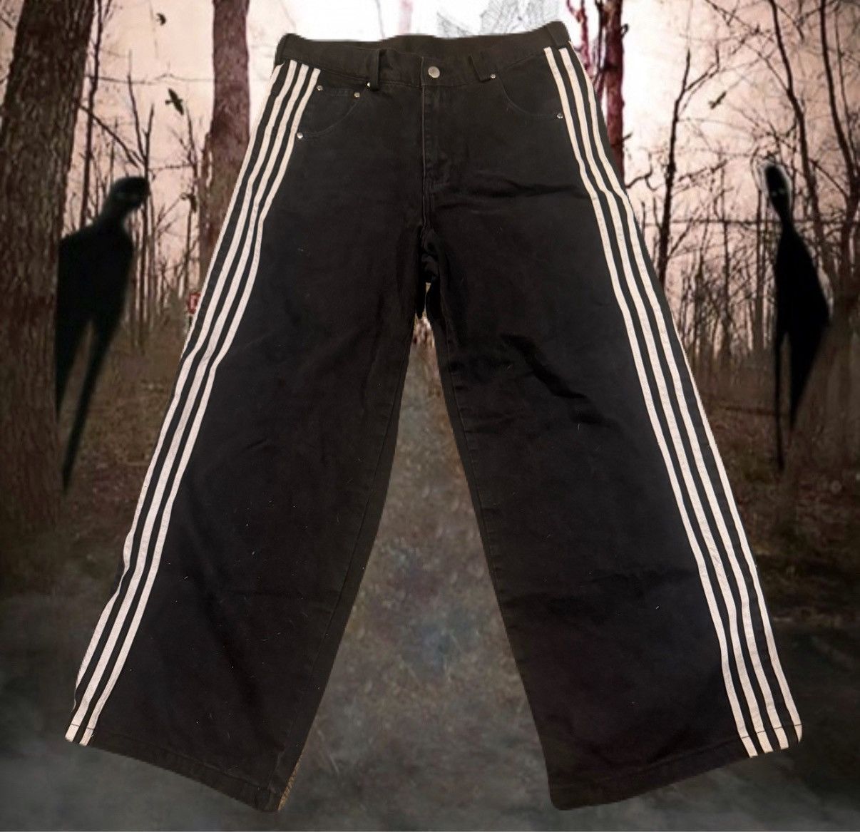 Other adidas striped type jeans Size US 30 / EU 46 - 1 Thumbnail