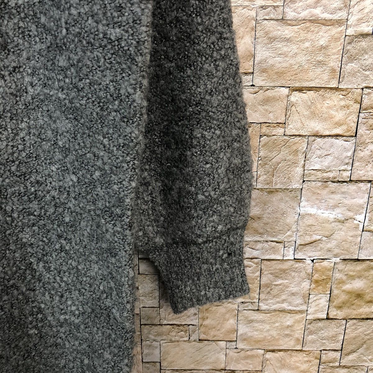 GU × Homespun Knitwear × Vintage GU Grey vintage long Knitwear #A1090 Size US S / EU 44-46 / 1 - 8 Thumbnail