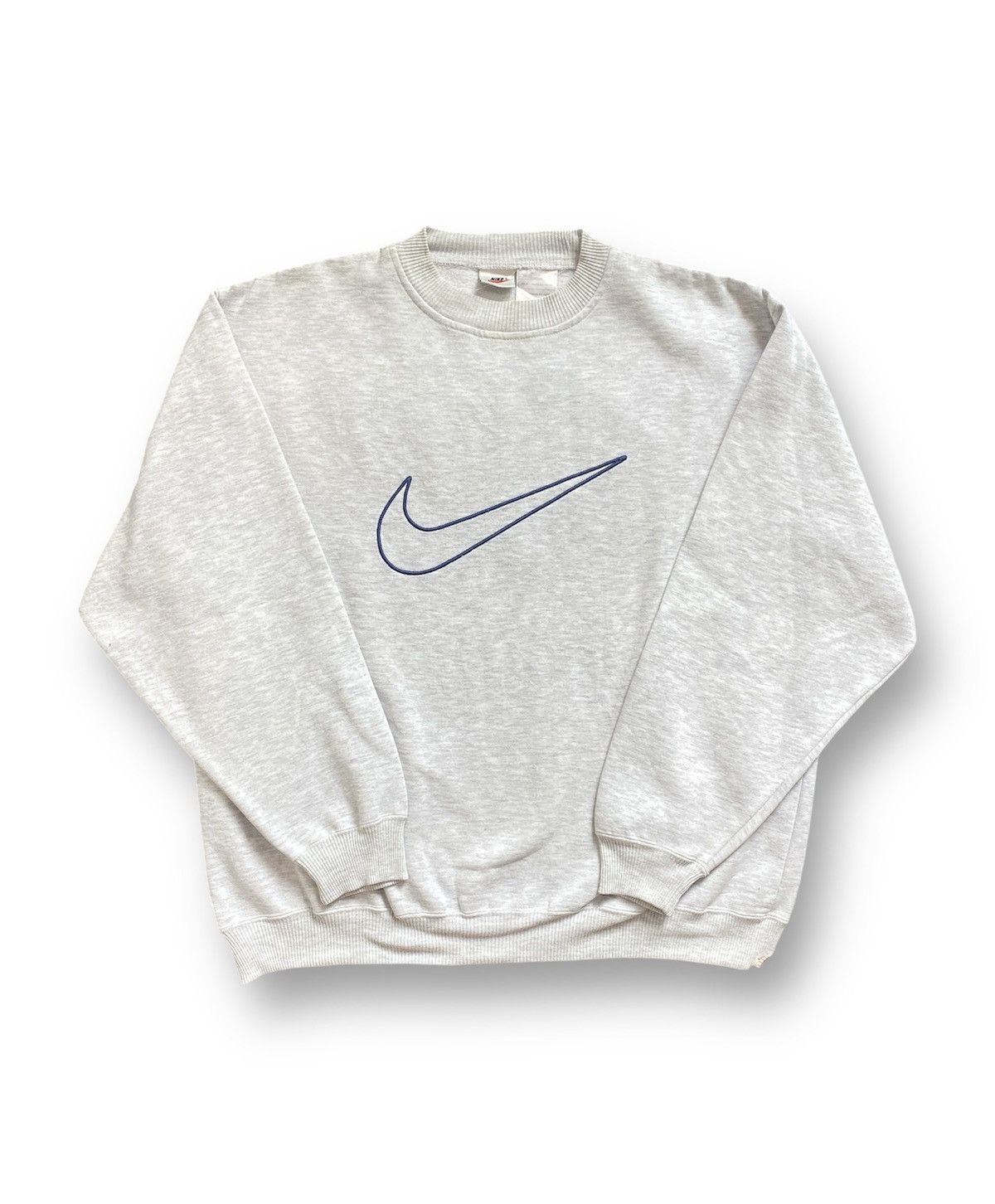Nike × Vintage Vintage Nike Spell Out 90s Sweatshirt Crewneck Sweater Size US L / EU 52-54 / 3 - 2 Thumbnail