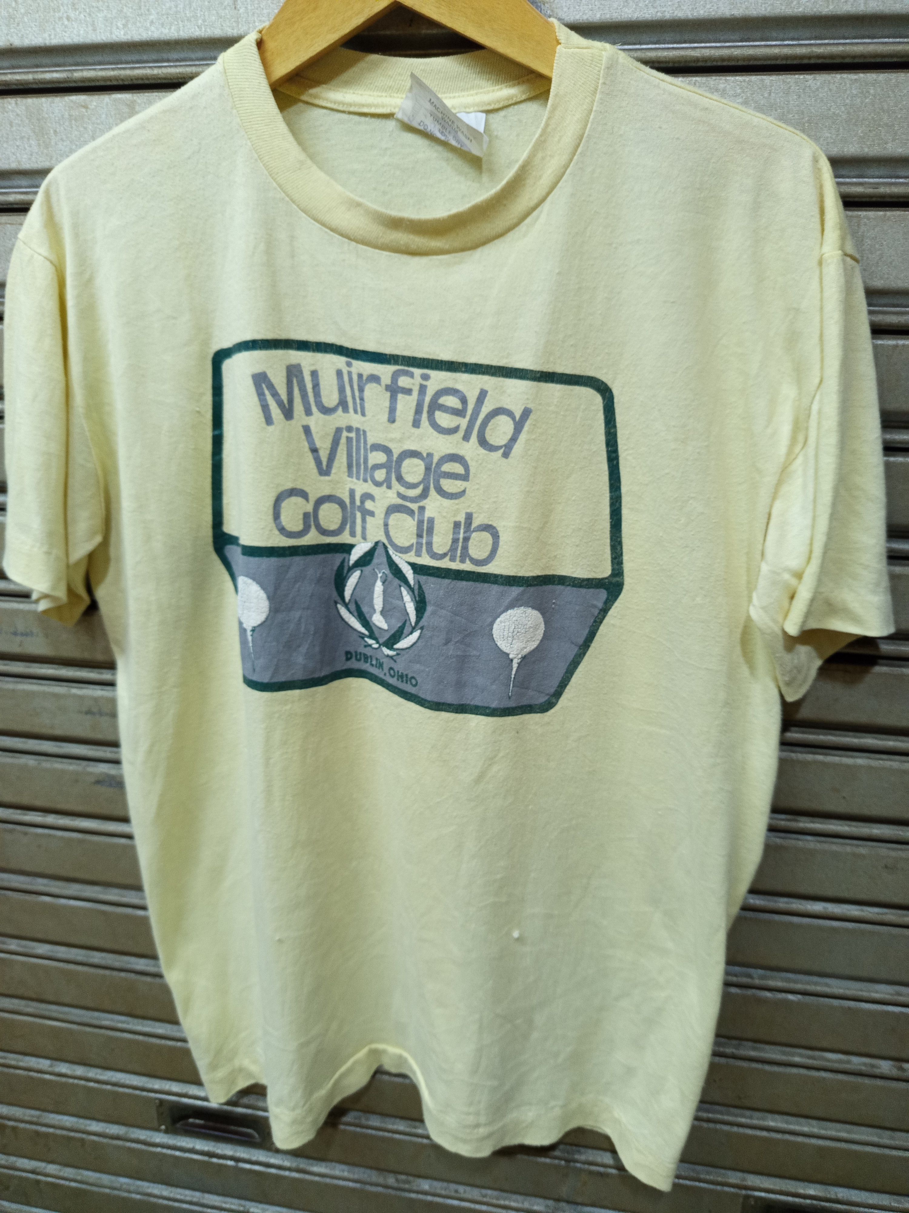 Vintage 80s Jack Nicklaus Muirfield Village Golf Club Tournament Tee Size US XL / EU 56 / 4 - 3 Thumbnail