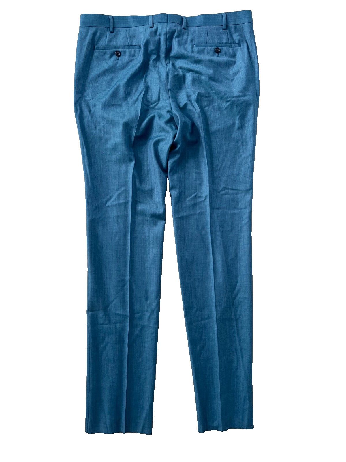 John Varvatos John Varvatos Star USA Sharkskin Slim Fit Suit Pants Blue 38 Size US 38 / EU 54 - 4 Thumbnail