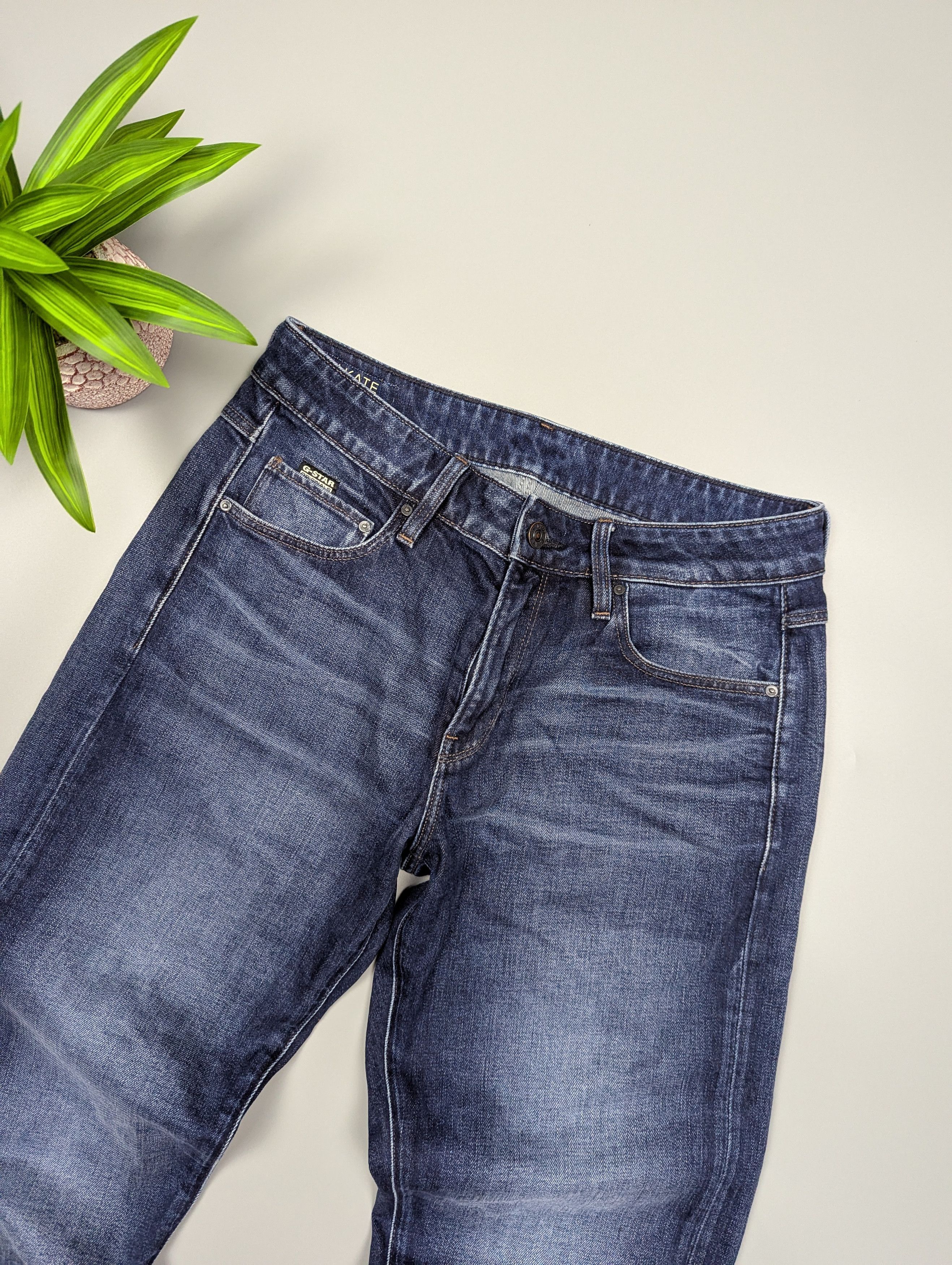 G-Star G-Star RAW KATE BOYFRIEND Women's Dark Blue Distressed Jeans Size 29" - 3 Thumbnail