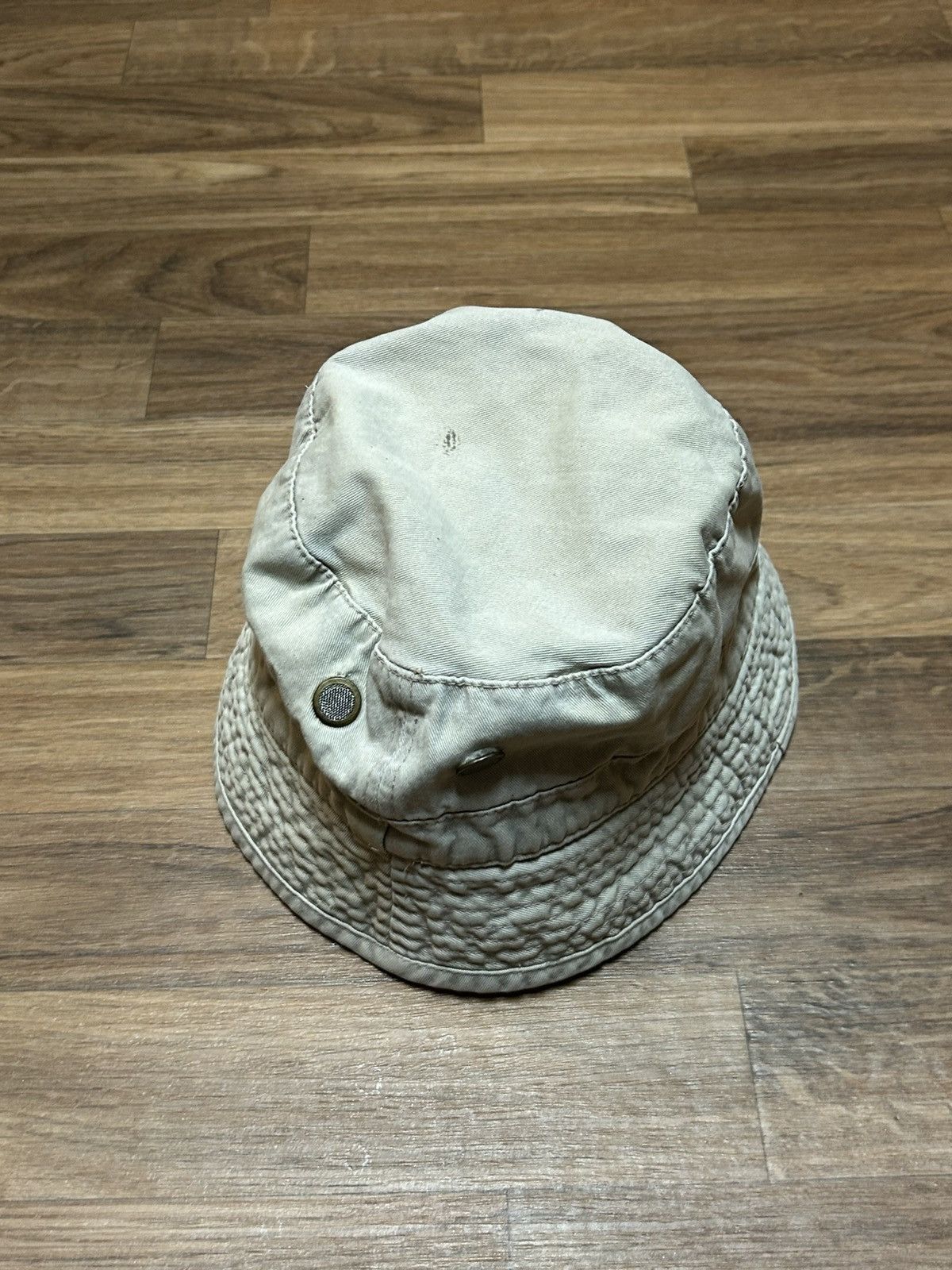 Other Tattered tan vintage bucket hat paint splatters, holes Size ONE SIZE - 2 Thumbnail