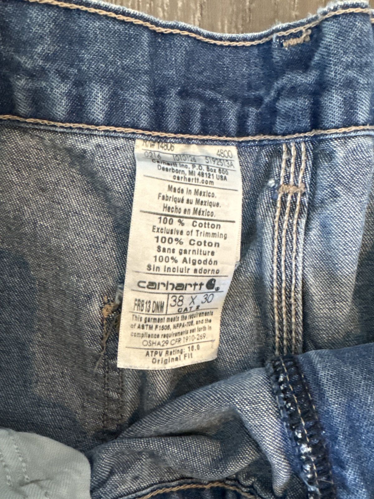 Carhartt Carhartt Fire Resistant Baggy Jeans Size US 38 / EU 54 - 5 Thumbnail