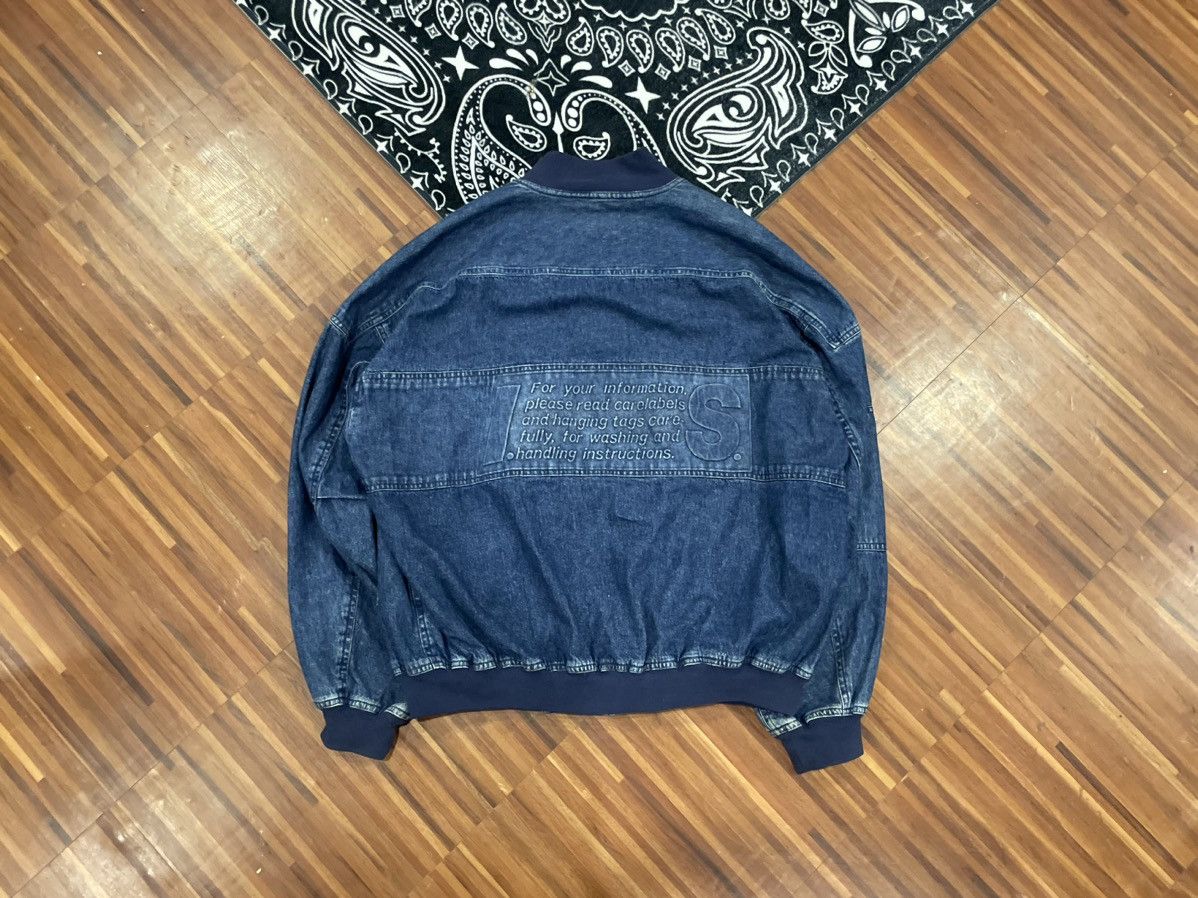 Vintage 80's Issey Miyake Denim Bomber Jacket