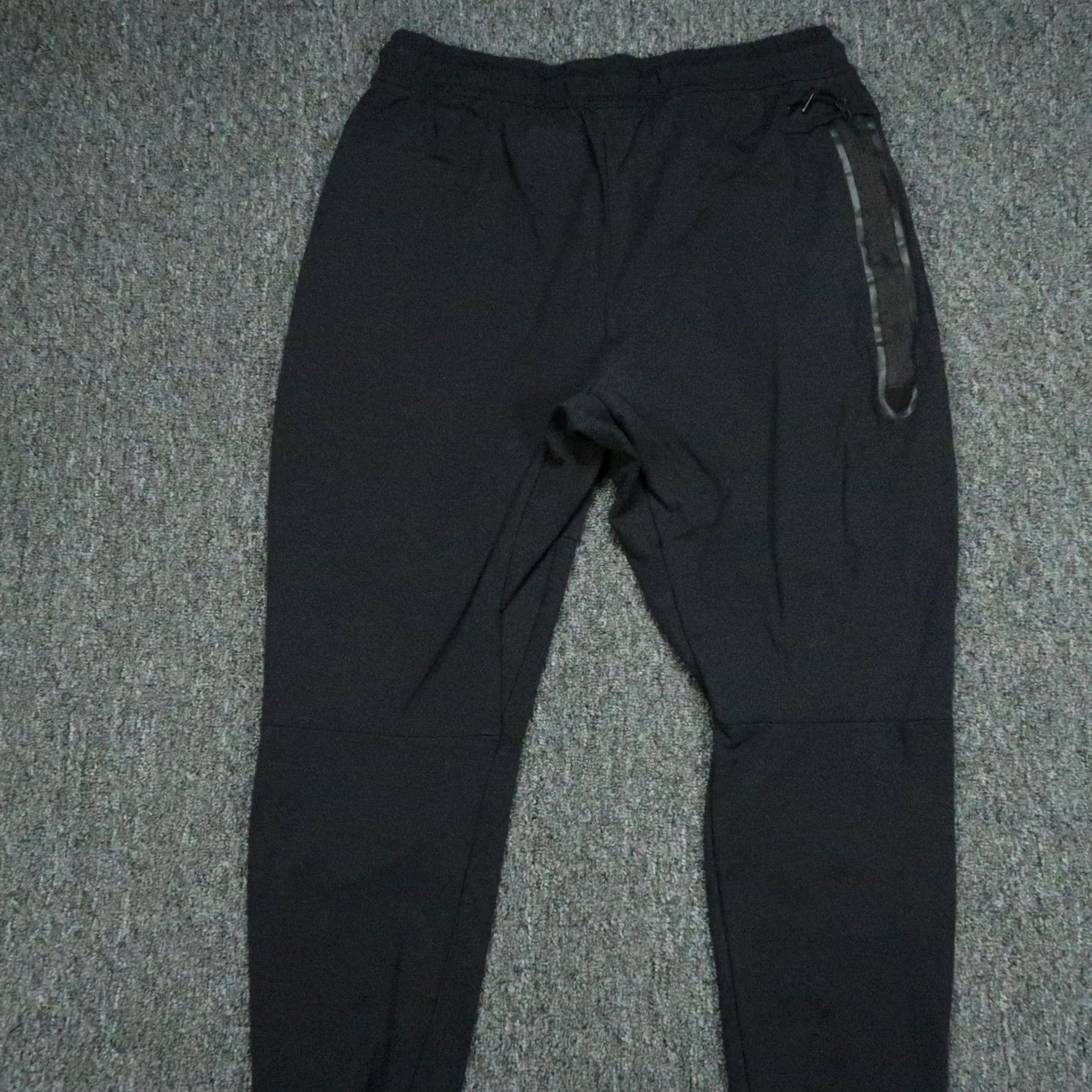 Nike Nike Pants Mens Large Black Jogger Athletic Tech Fleece Knit Zip Pocket Stretch Size US 33 - 4 Thumbnail