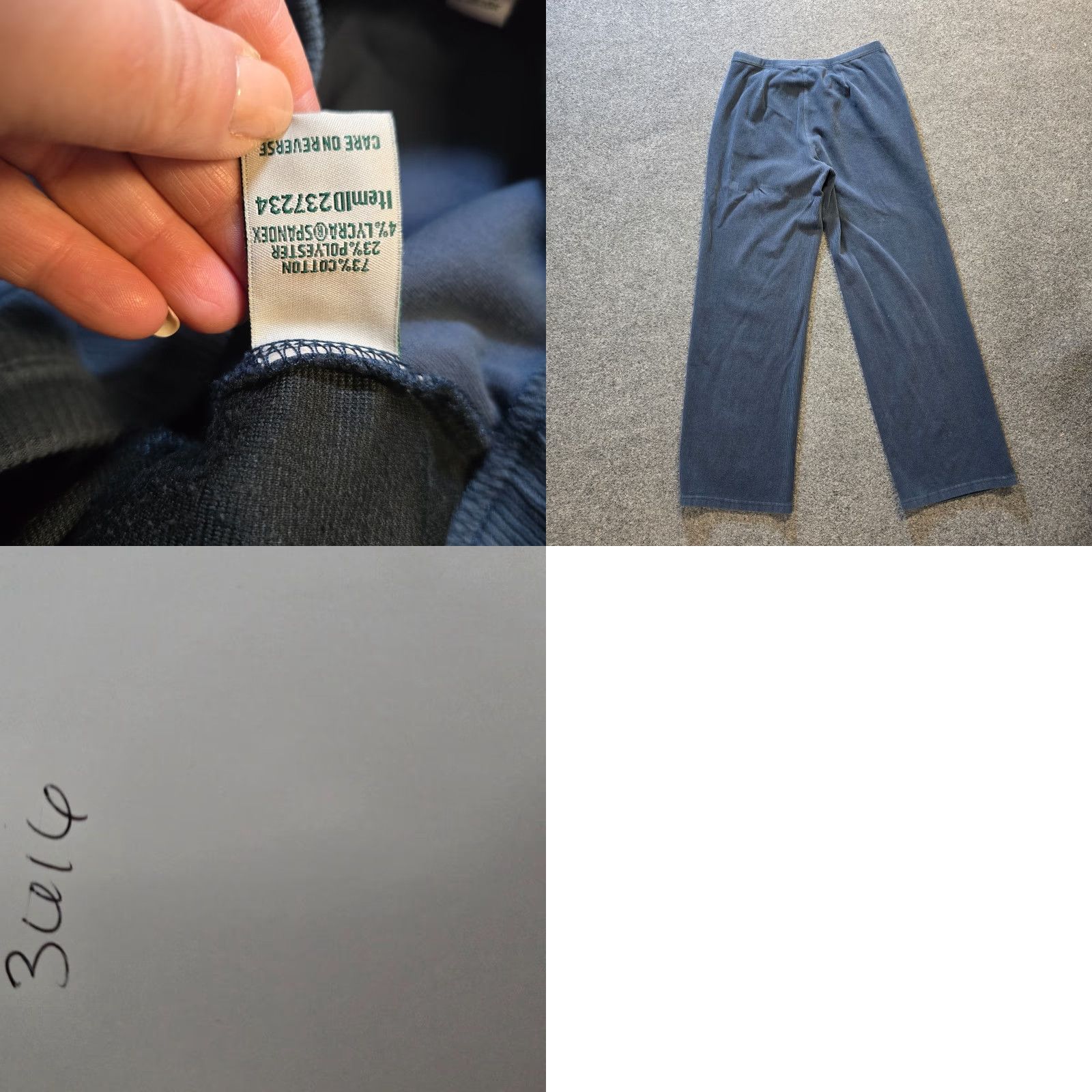 Vintage VINTAGE? (No) LL Bean Pants Womens Medium Blue Perfect Knit Corduroy High Rise Casual Size 32" / US 10 / IT 46 - 8 Thumbnail