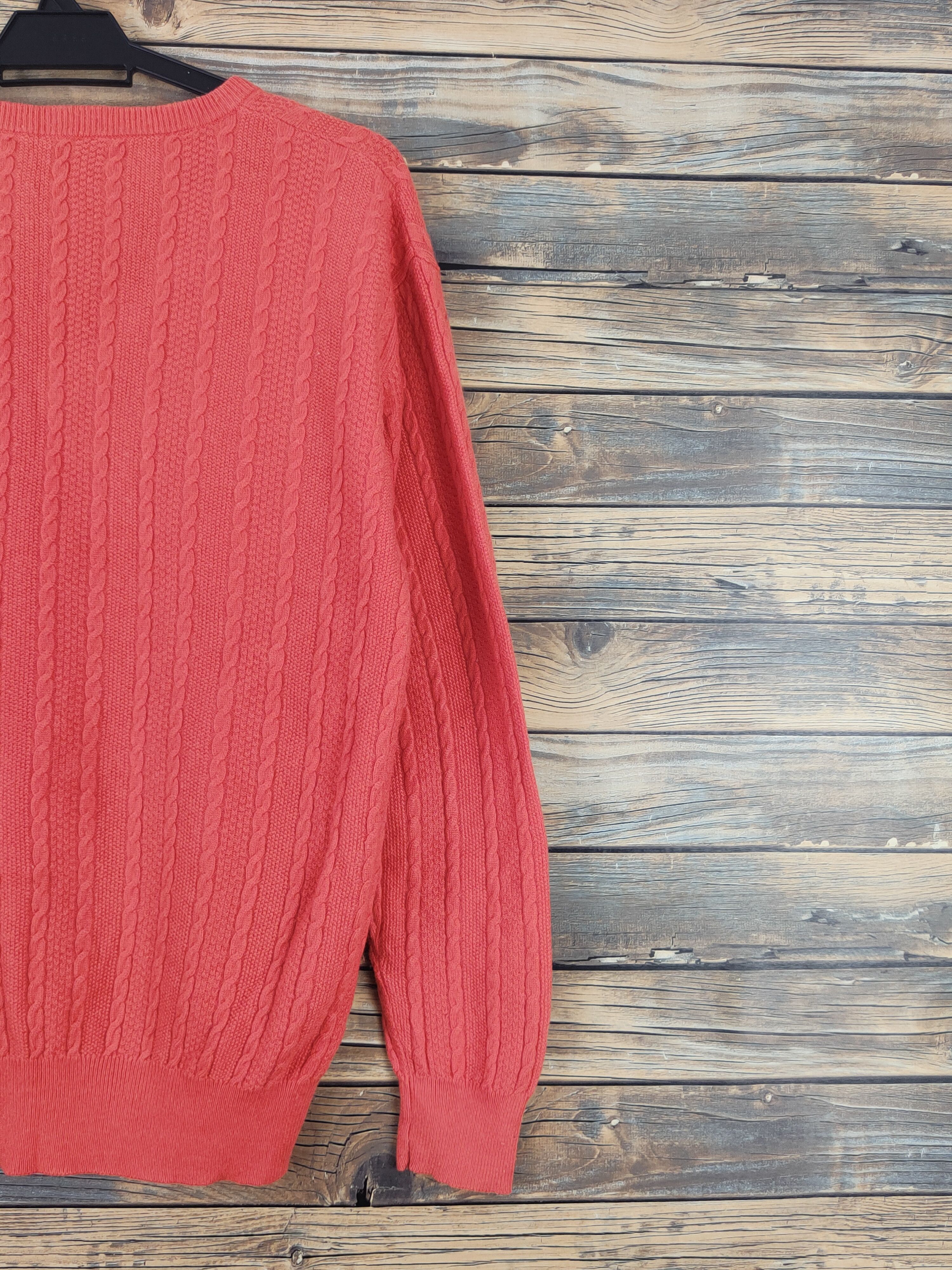 Homespun Knitwear × Japanese Brand × Vintage Japanese Brand Orange Knitwear Sweatshirts #W1109 Size US L / EU 52-54 / 3 - 9 Thumbnail