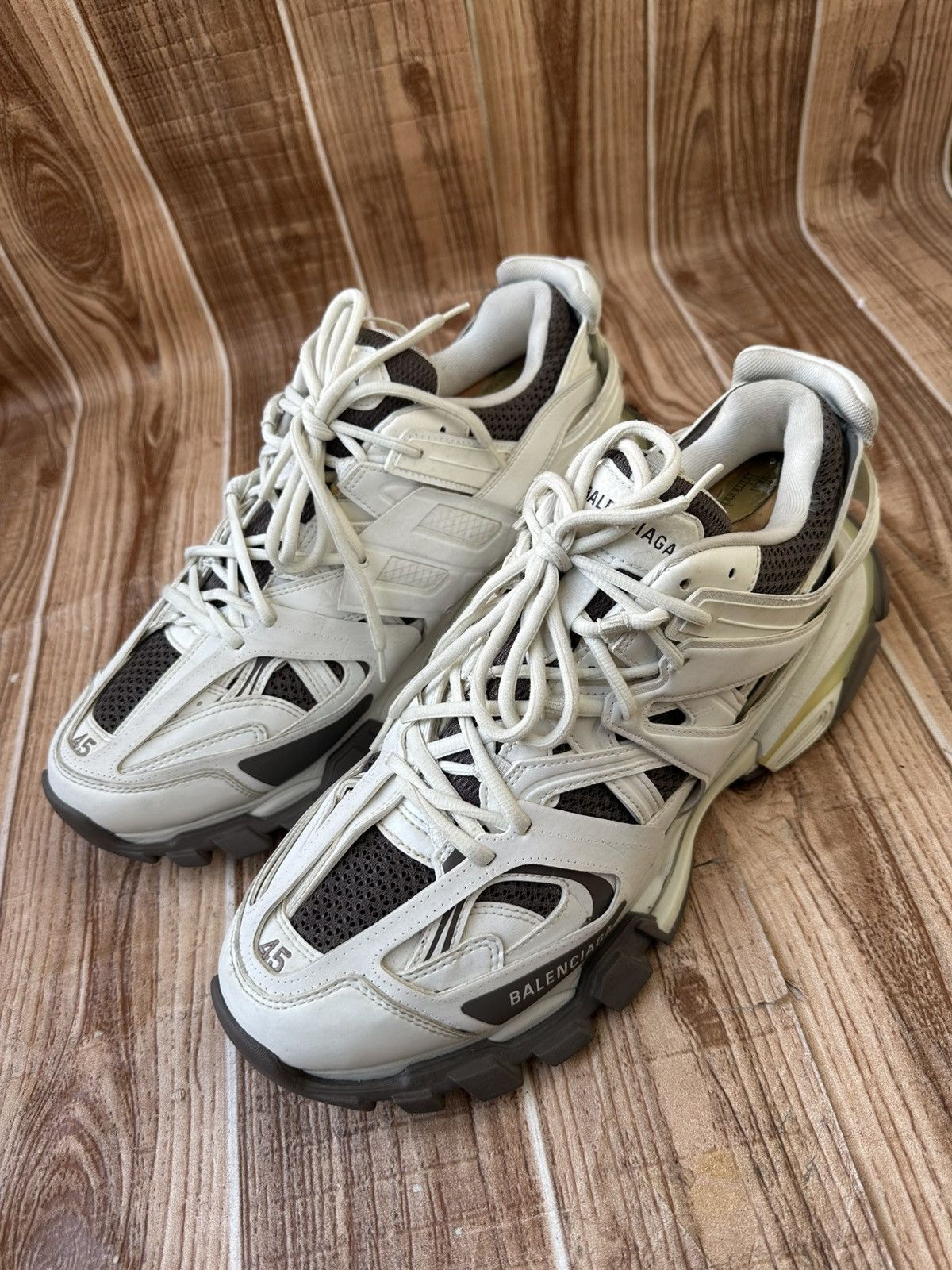 Balenciaga Balenciaga Track Sneakers Medium Gray Size US 12 / EU 45 - 3 Thumbnail