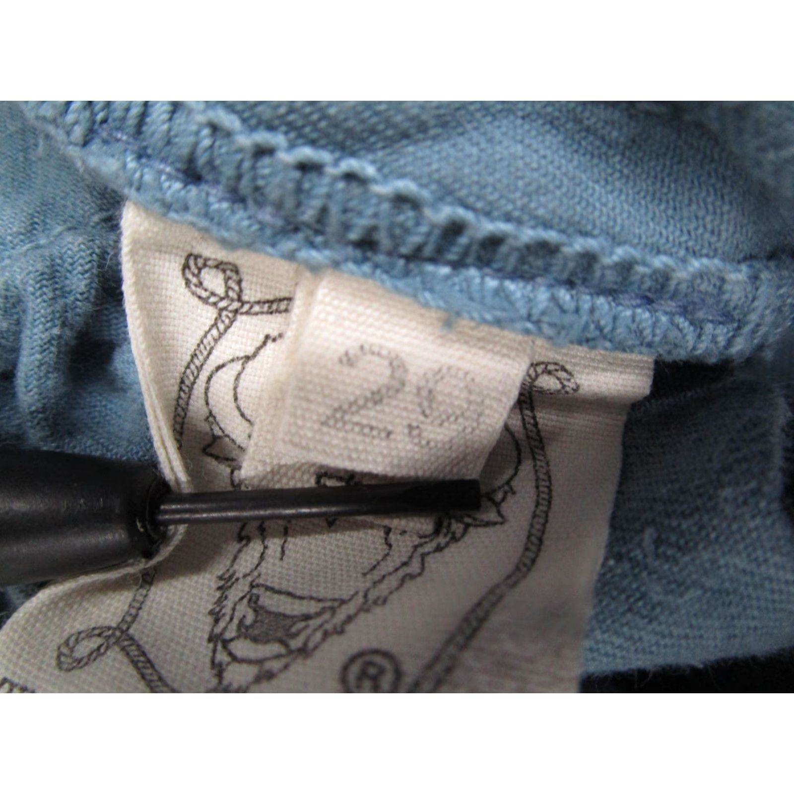 The West Is Dead The West is Dead Pants Mens 29x31 Blue Slim Chino Made in USA Casual Size US 29 - 6 Thumbnail