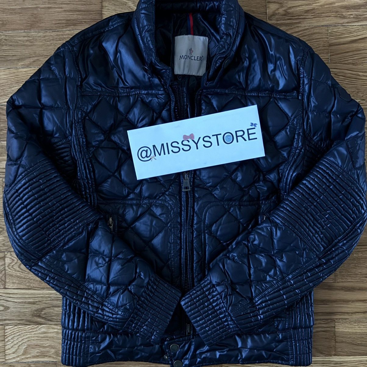Moncler Moncler Puffer Goose Down Nylon Black Shiny Jacket Racing Size US M / EU 48-50 / 2 - 22 Thumbnail