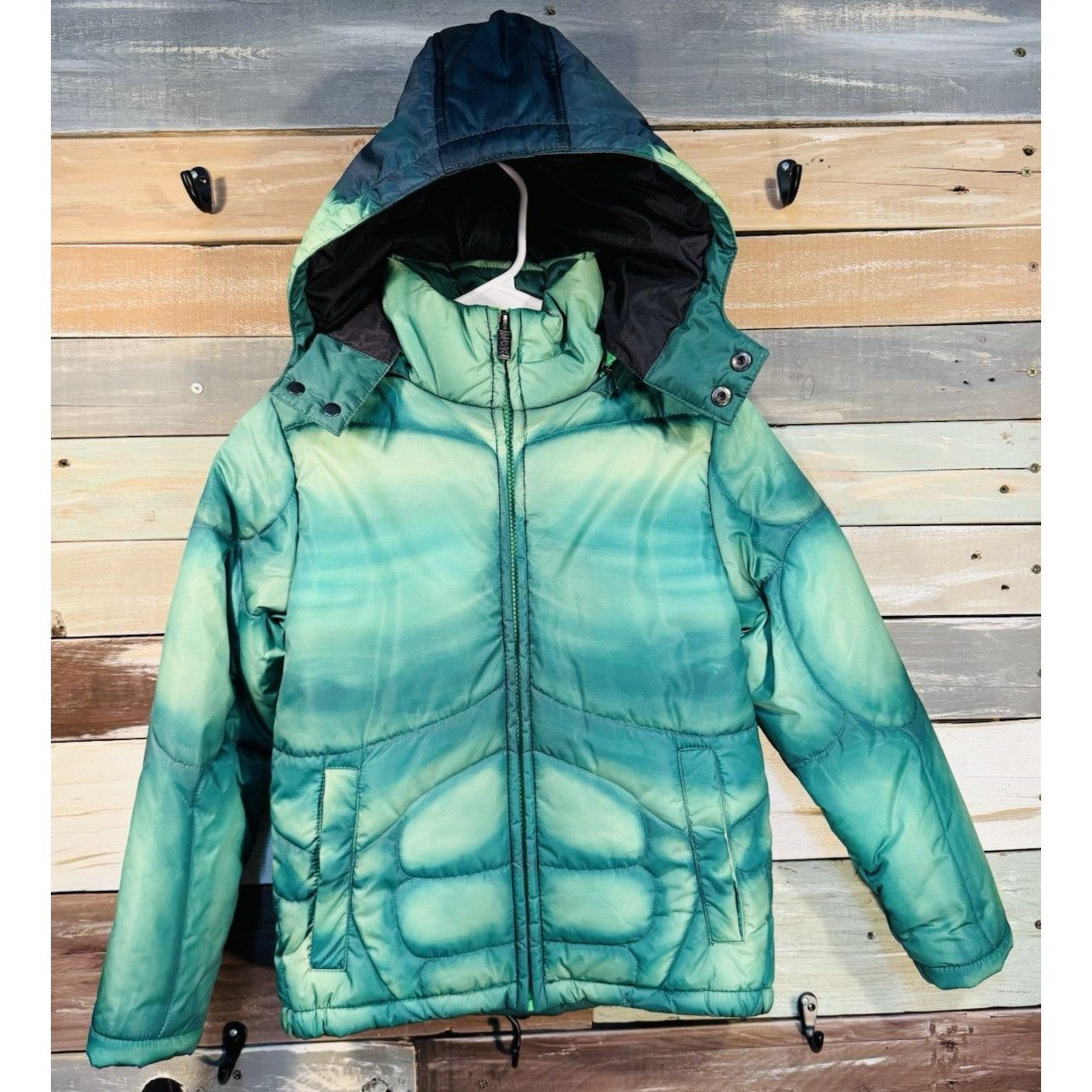 Marvel Comics Fun Wear Marvel HULK Kids Boys Lightweight Puffy Puffer Jack Size US S / EU 44-46 / 1 - 2 Thumbnail