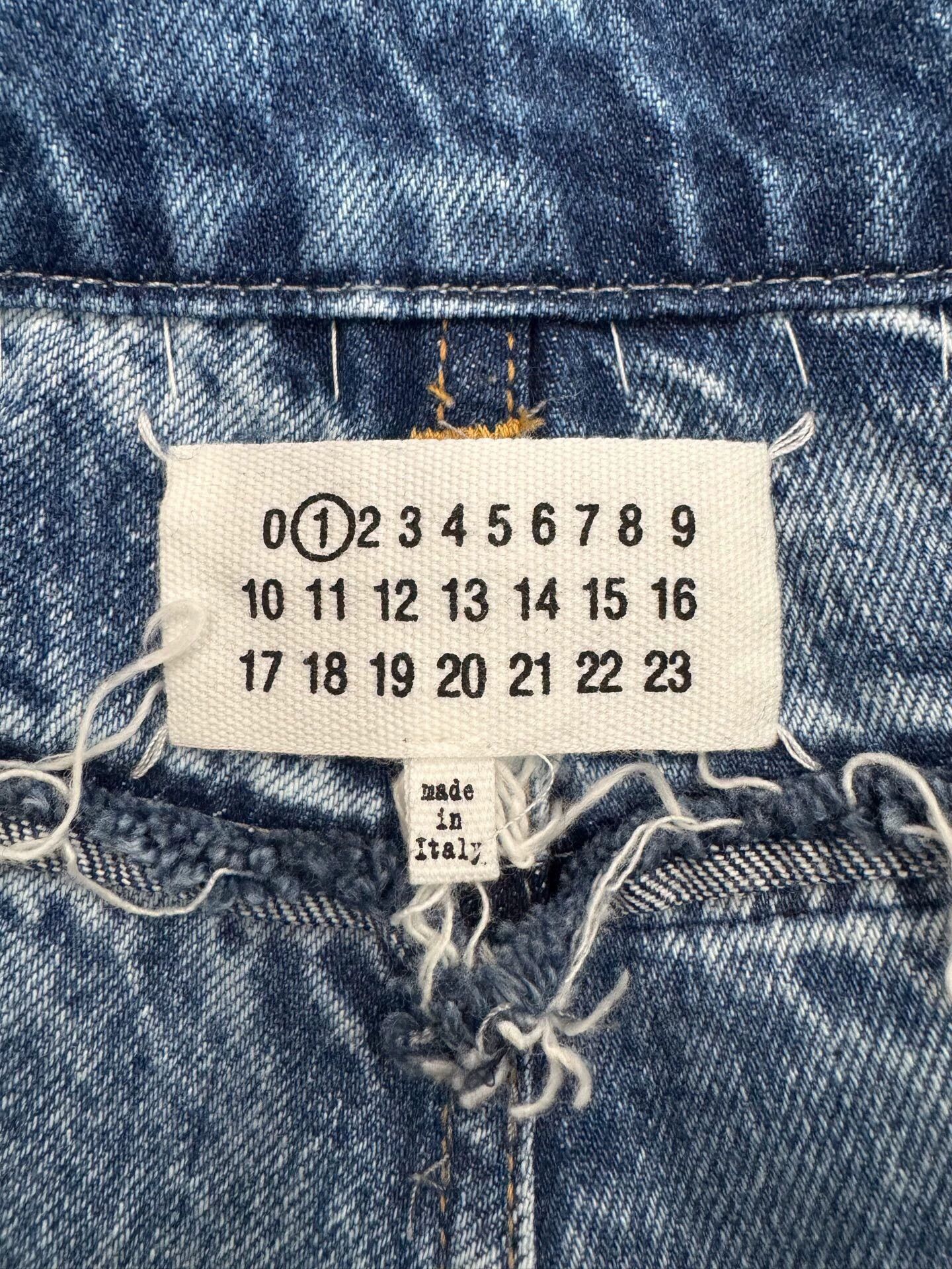 Maison Margiela Maison Martin Margela Blue Washed Distressed Patchwork Jeans Size 26" / US 2 / IT 38 - 6 Thumbnail