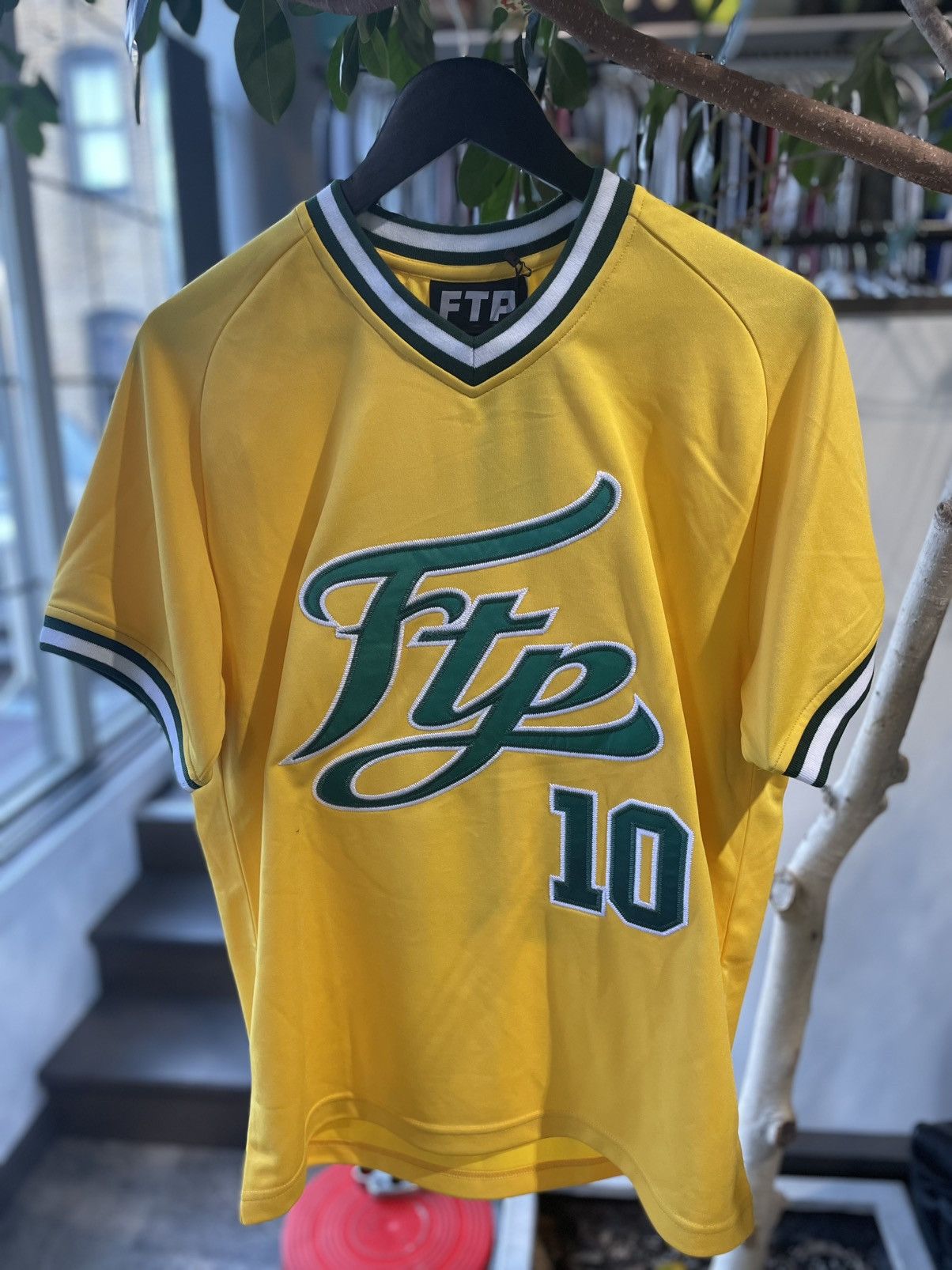 Fuck The Population FTP Script Pullover Baseball Jersey Size US M / EU 48-50 / 2 - 3 Thumbnail