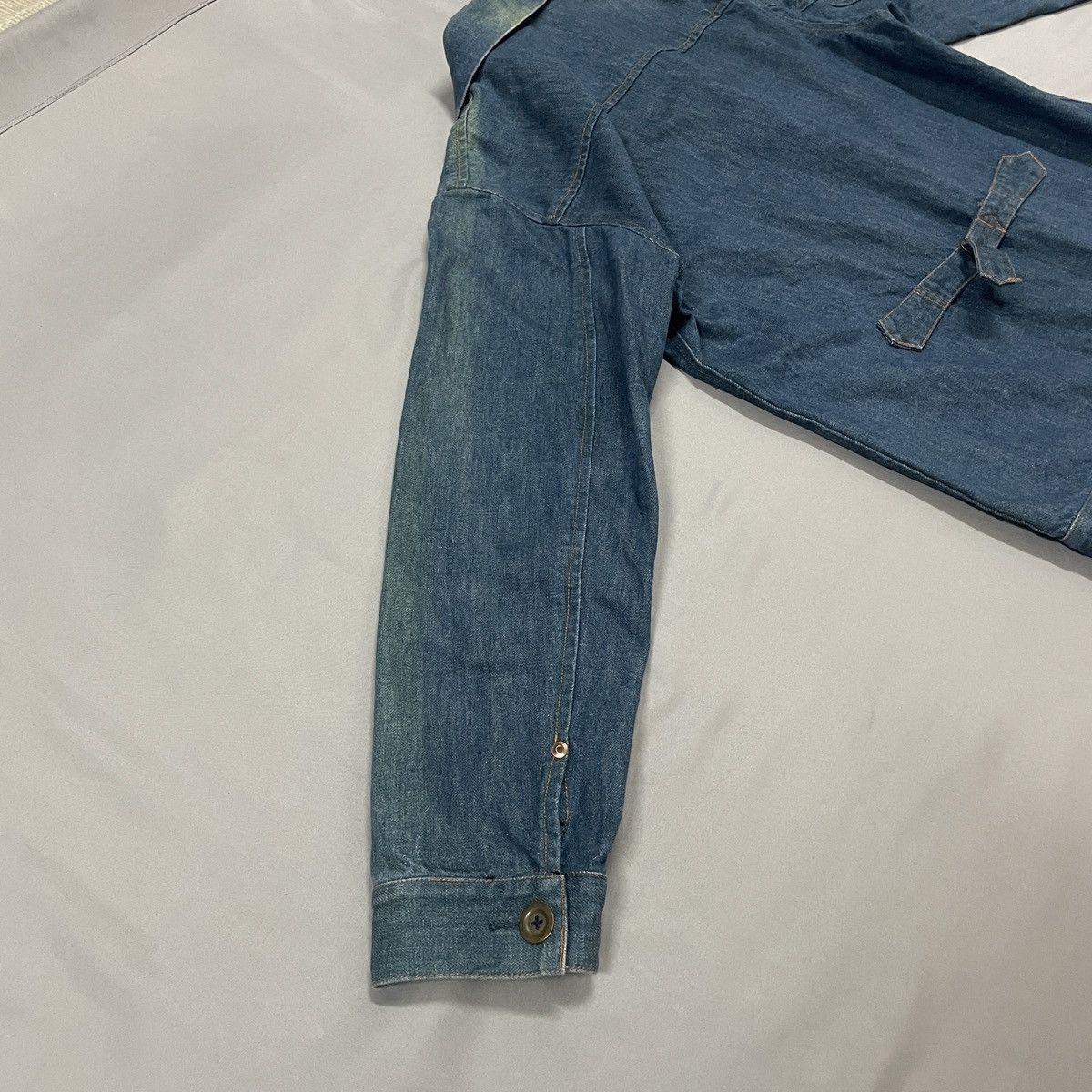 Nepenthes Nepenthes denim jacket. Vintage style. Single pocket. Size M Size US M / EU 48-50 / 2 - 10 Thumbnail