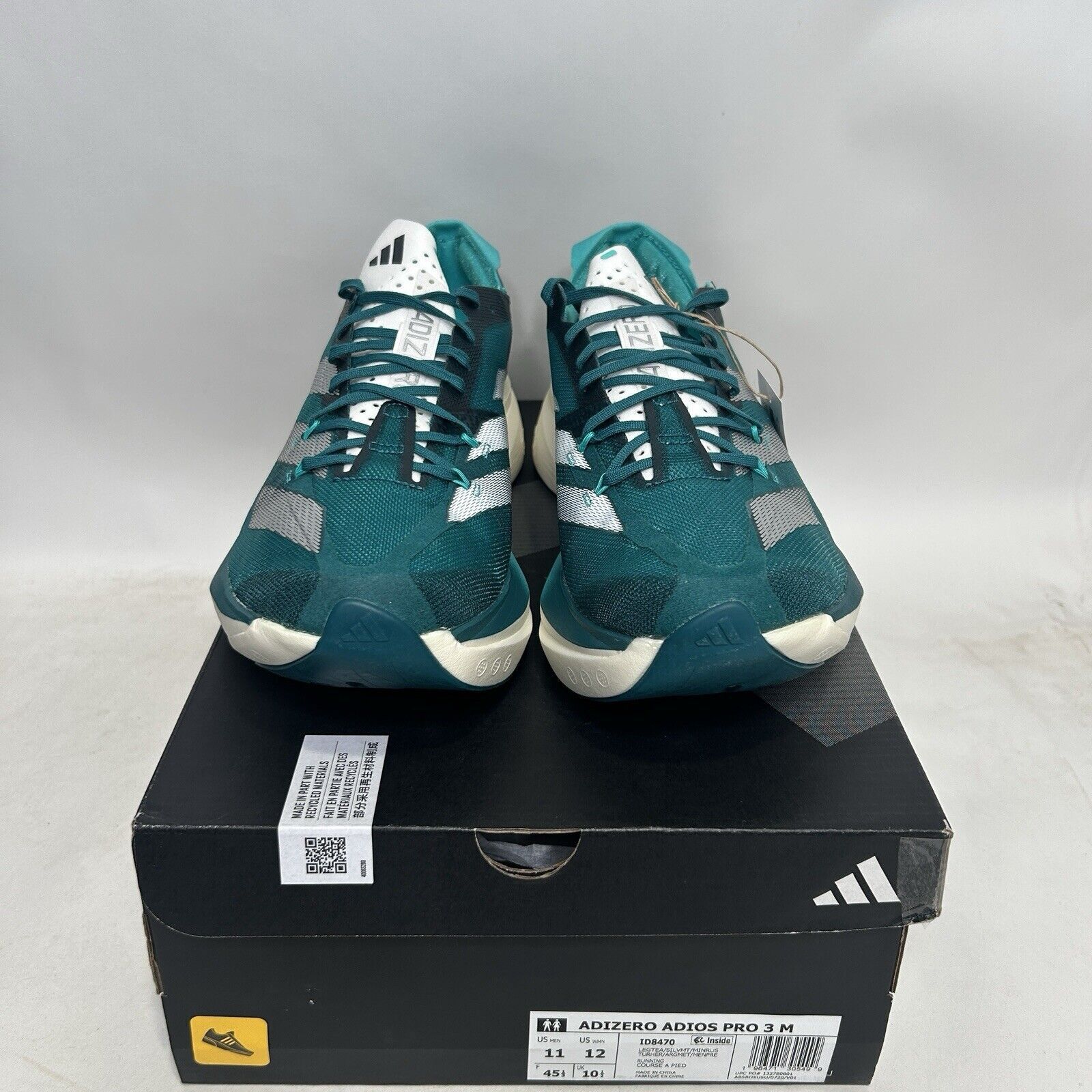 Adidas Adidas Shoes Adizero Adios Pro 3 “Legacy Teal” 2024 Size US 11 / EU 44 - 2 Thumbnail
