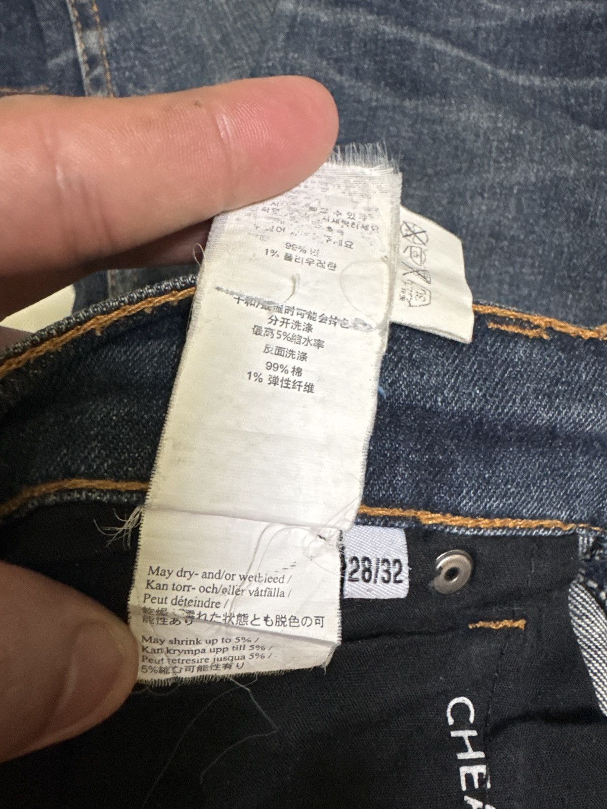 Cheap Monday CHEAP MONDAY Tight Original Wash Distressed Skinny Jeans Size US 26 / EU 42 - 13 Thumbnail