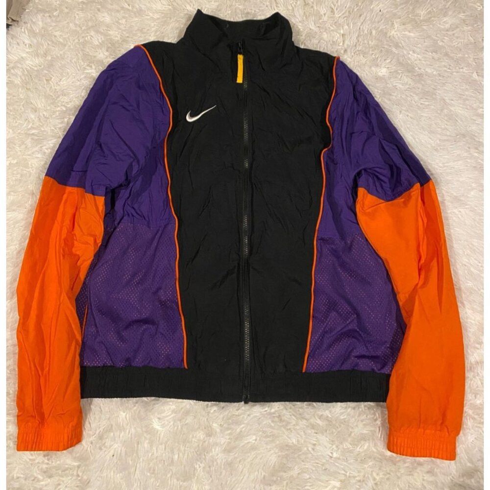 Nike Nike Throwback Track Basketball Jacket AR4083-011 Black/Pur Size US L / EU 52-54 / 3 - 1 Thumbnail