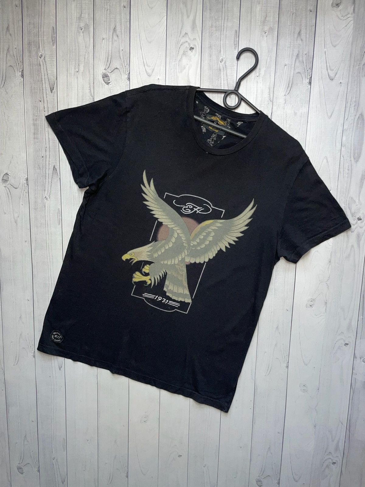 Ed Hardy × Vintage Vintage Ed Hardy logo tee Eagle size L black Size US L / EU 52-54 / 3 - 1 Thumbnail