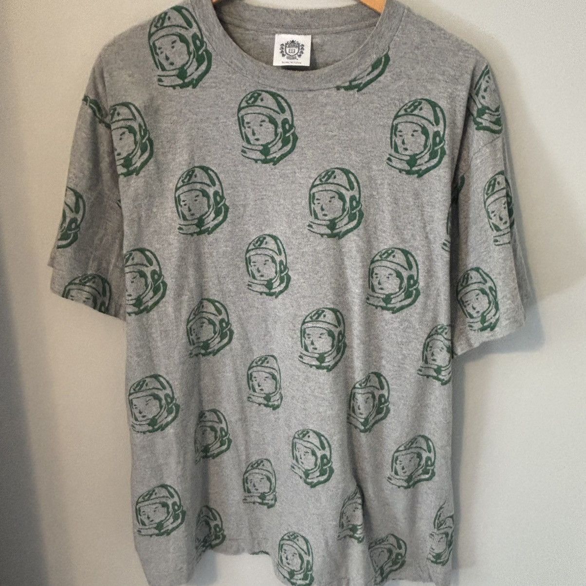 Billionaire Boys Club VTG Billionaire Boys Club All Over Print Logo Graphic Shirt Size US XL / EU 56 / 4 - 1 Thumbnail