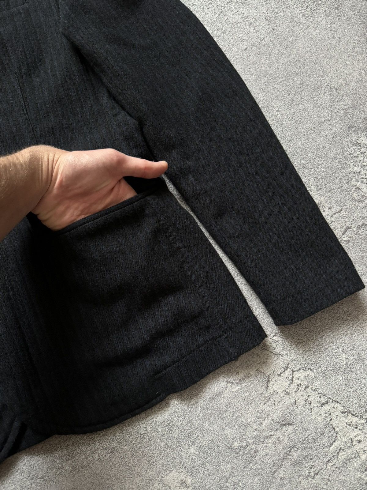Designer × Officina36 Officina36 striped size48 button up blazer jacket light coat Size US S / EU 44-46 / 1 - 8 Thumbnail