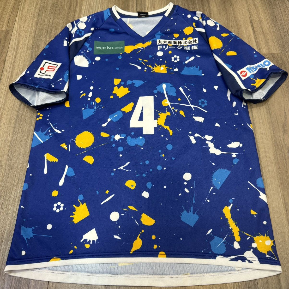 Japanese Brand Japan F.League Selection team 2018 home shirt #4 Size US M / EU 48-50 / 2 - 1 Thumbnail