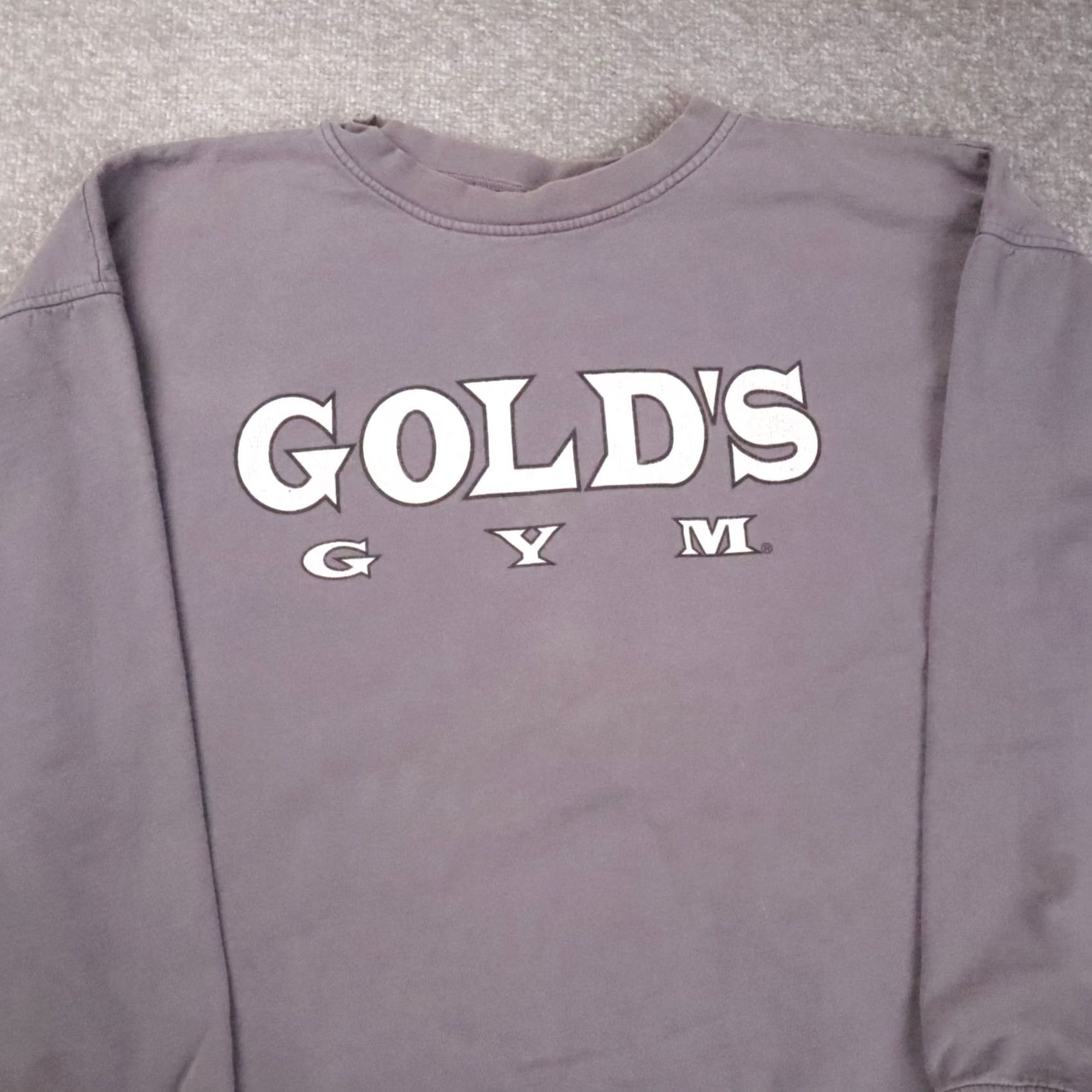 Vintage VINTAGE Gold's Gym Sweatshirt Pullover Crewneck Gray XL 90s Mens Size US XL / EU 56 / 4 - 3 Thumbnail