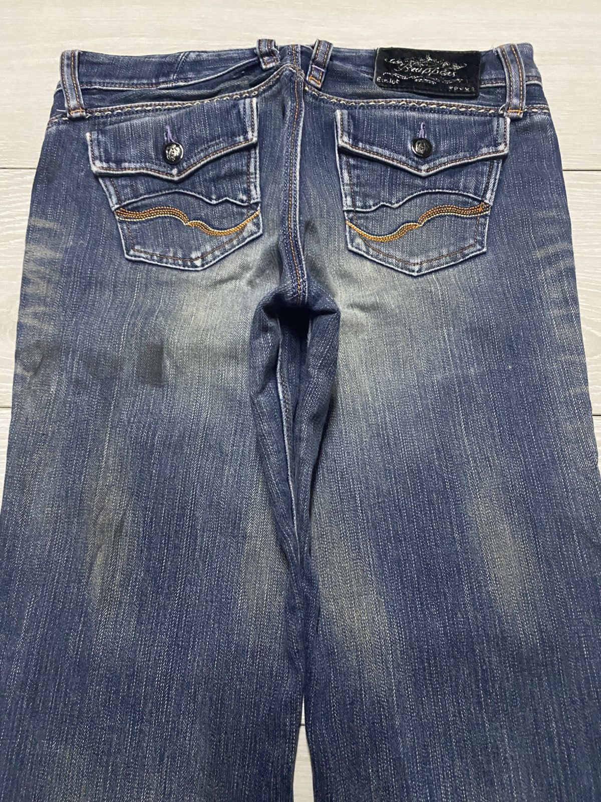 Japanese Brand Vintage Japanese Brand Brappers Faded Wash Flare Jeans Size US 30 / EU 46 - 4 Thumbnail