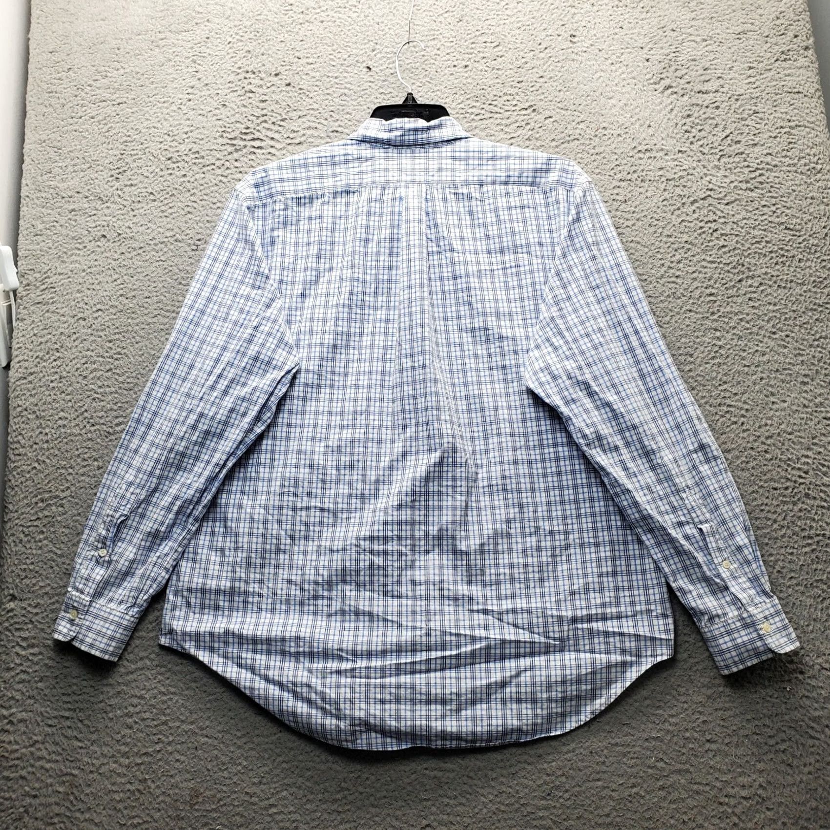 Ralph Lauren VINTAGE Ralph Lauren Dress Shirt Mens XL Multi Plaid Pony Logo Button Down Size 46R - 2 Thumbnail
