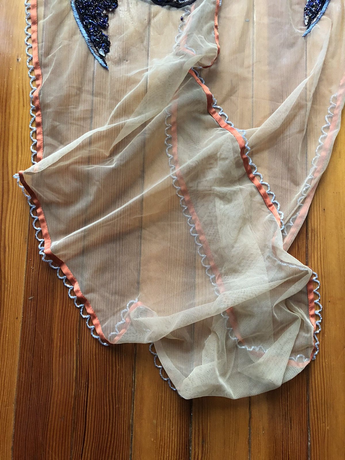 Dries Van Noten Incredible Beaded Crystal Silk Scarf Size ONE SIZE - 16 Thumbnail