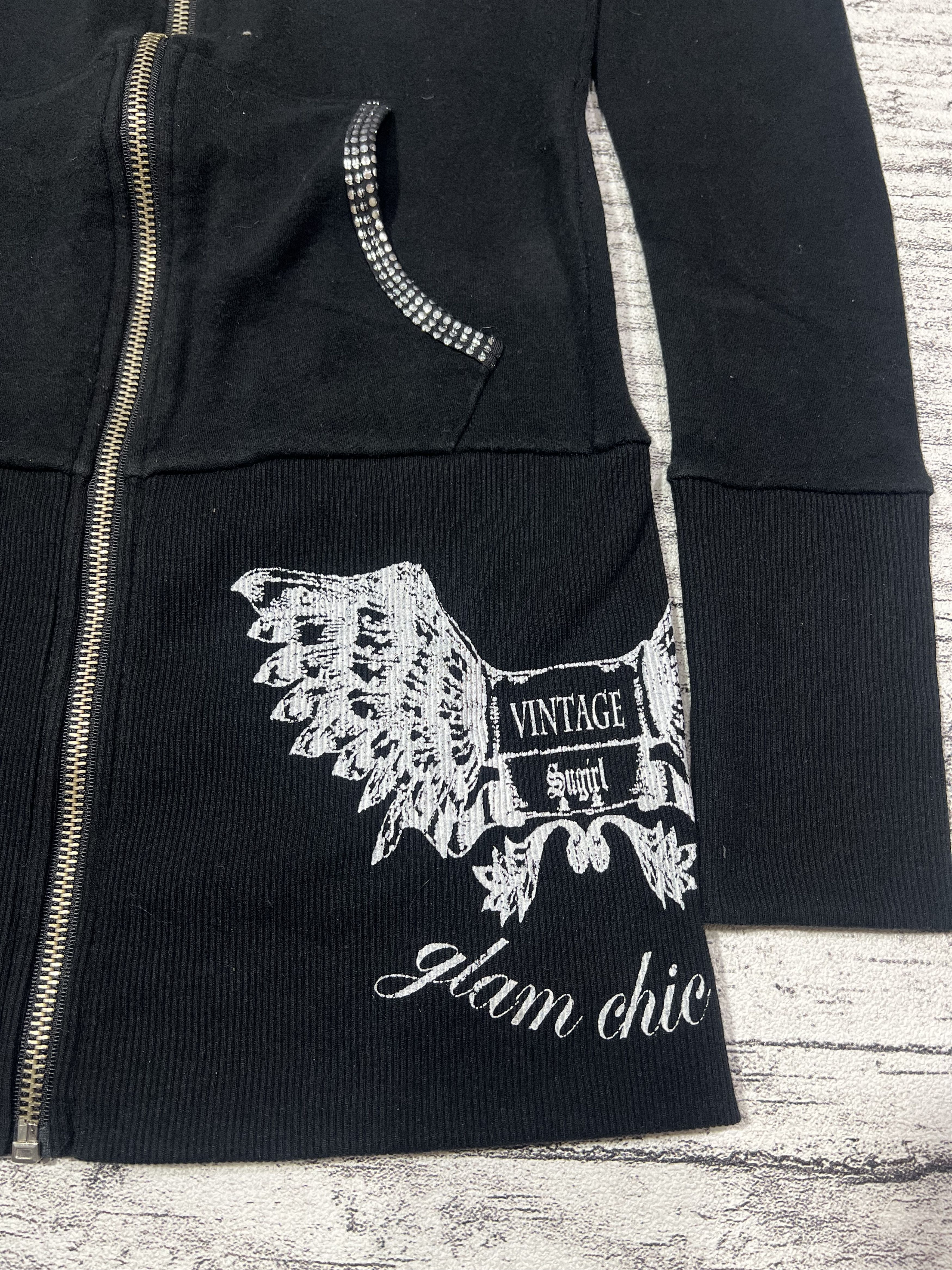 Japanese Brand 2000s Hysteric Swarovski Studded Poem y2k Lgb Ifsixwasnine Size US M / EU 48-50 / 2 - 4 Thumbnail