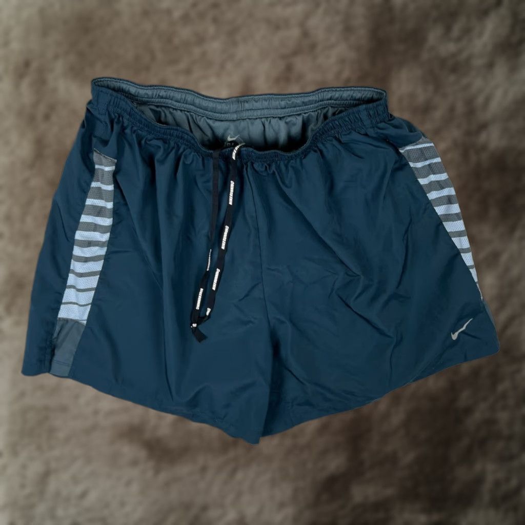 Nike Nike Dri-Fit Running Shorts Women's Large Size Blue Athletic Gym Size 36" / US 14 / IT 50 - 1 Thumbnail
