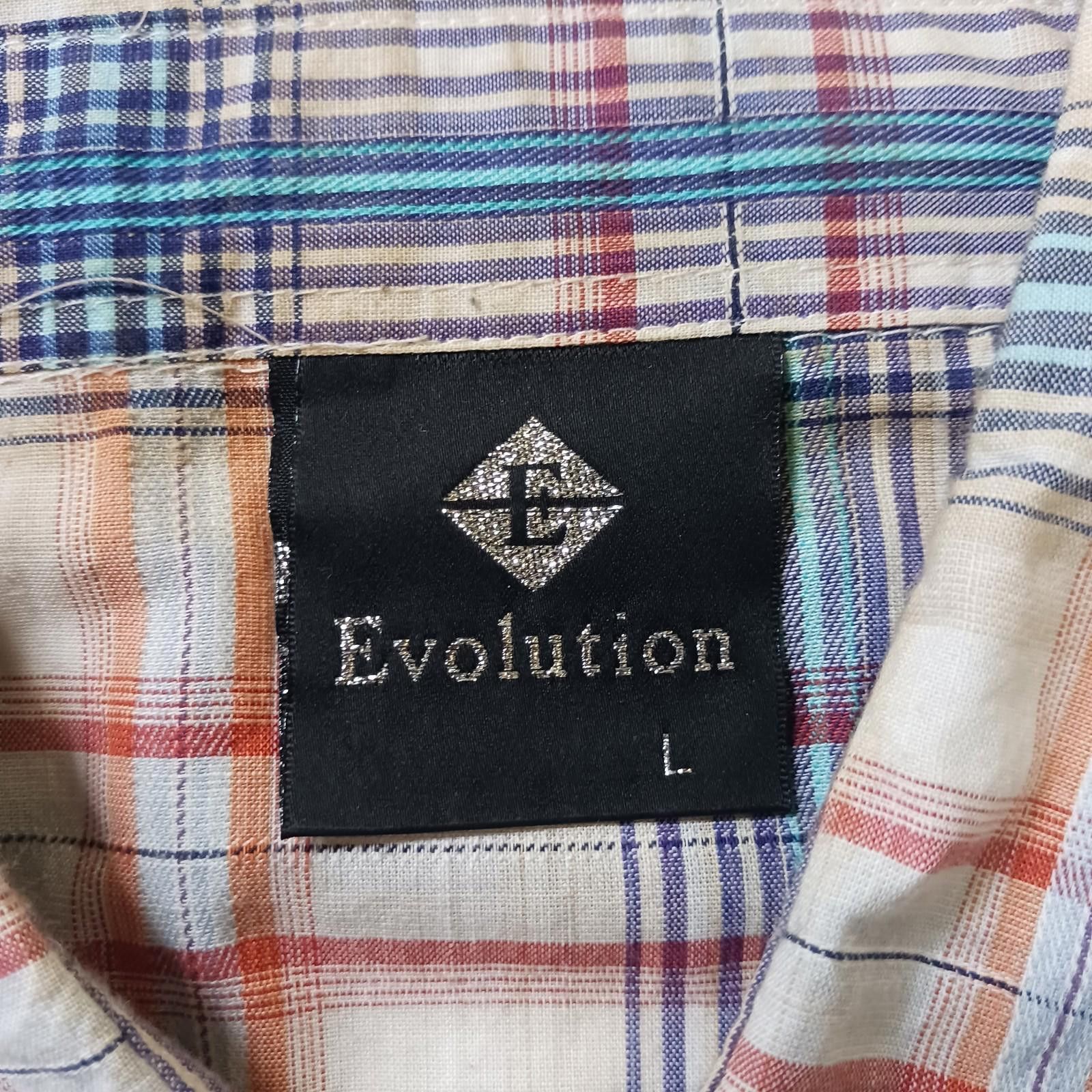 Other Evolution The Legend Original Men Short Sleeve Plaid Shirt L Size US L / EU 52-54 / 3 - 4 Thumbnail