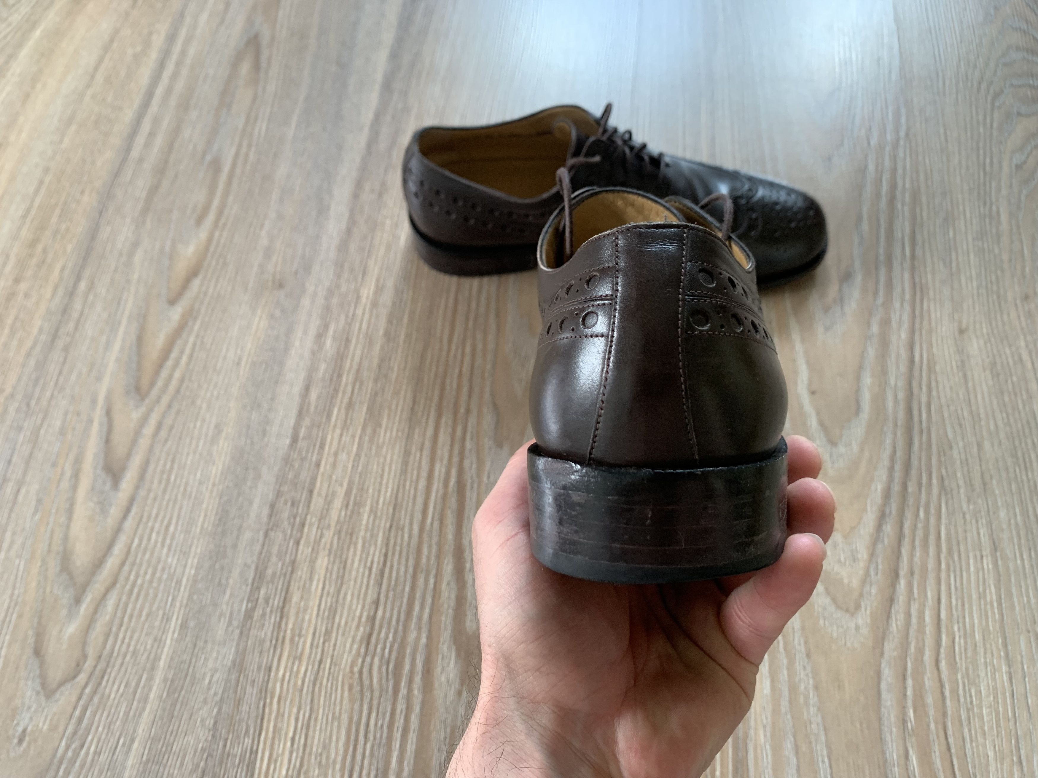 Bally Bally Men's Leather Oxford Shoes Size US 6.5 / EU 39-40 - 7 Thumbnail