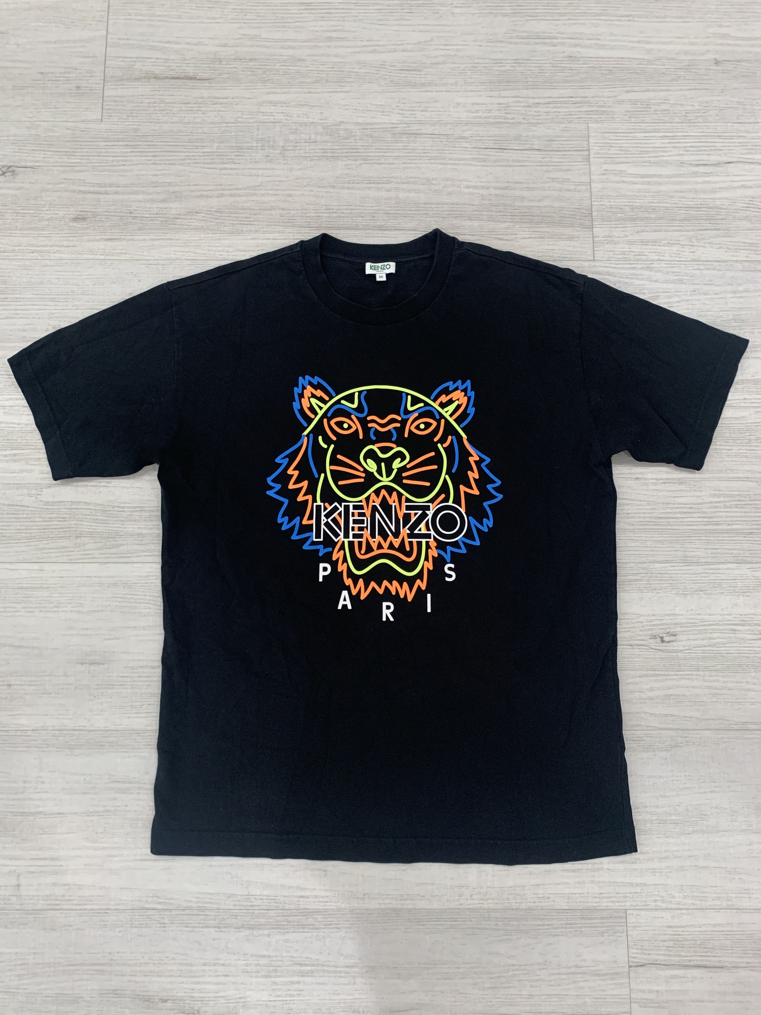 Kenzo Kenzo Neon Tiger T-shirt Size US M / EU 48-50 / 2 - 1 Thumbnail