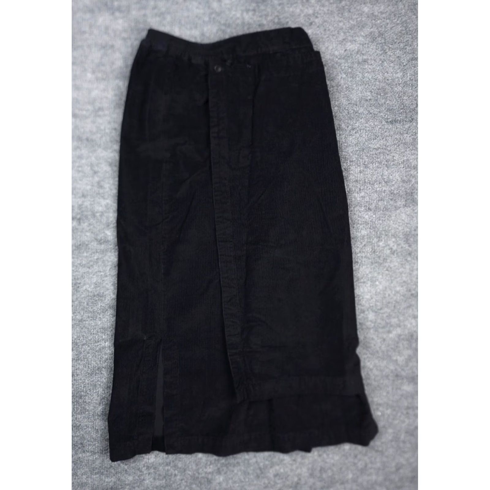 eskandar Eskandar Skirt Womens 1 Black Cashmere Blend Maxi Long Regular UK Made England Women L 26x32 Bohemian Art Festival Casual Travel Workwear Shirt? Size 36" / US 14 / IT 50 - 3 Thumbnail