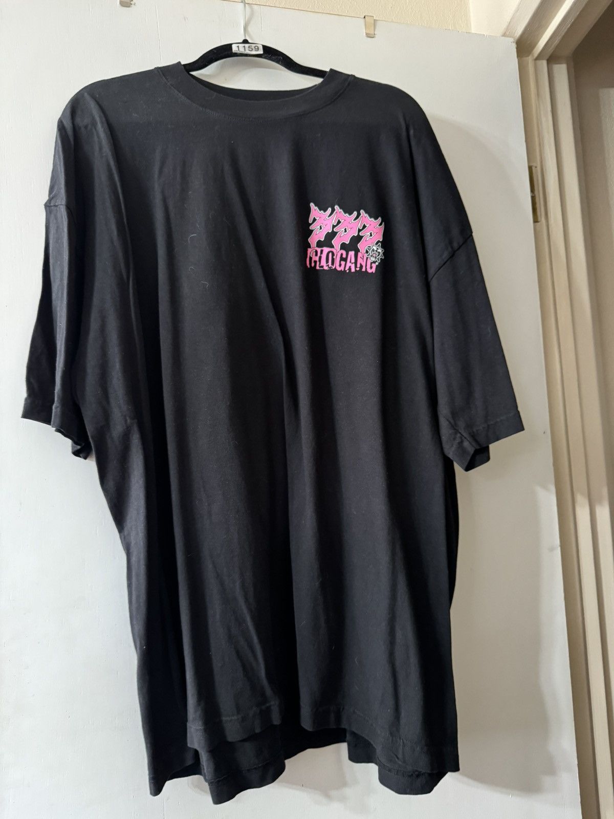 Half Evil Black Half Evil 333 Glo Gang T-Shirt with Pink Logo. Size US XXL / EU 58 / 5 - 1 Thumbnail