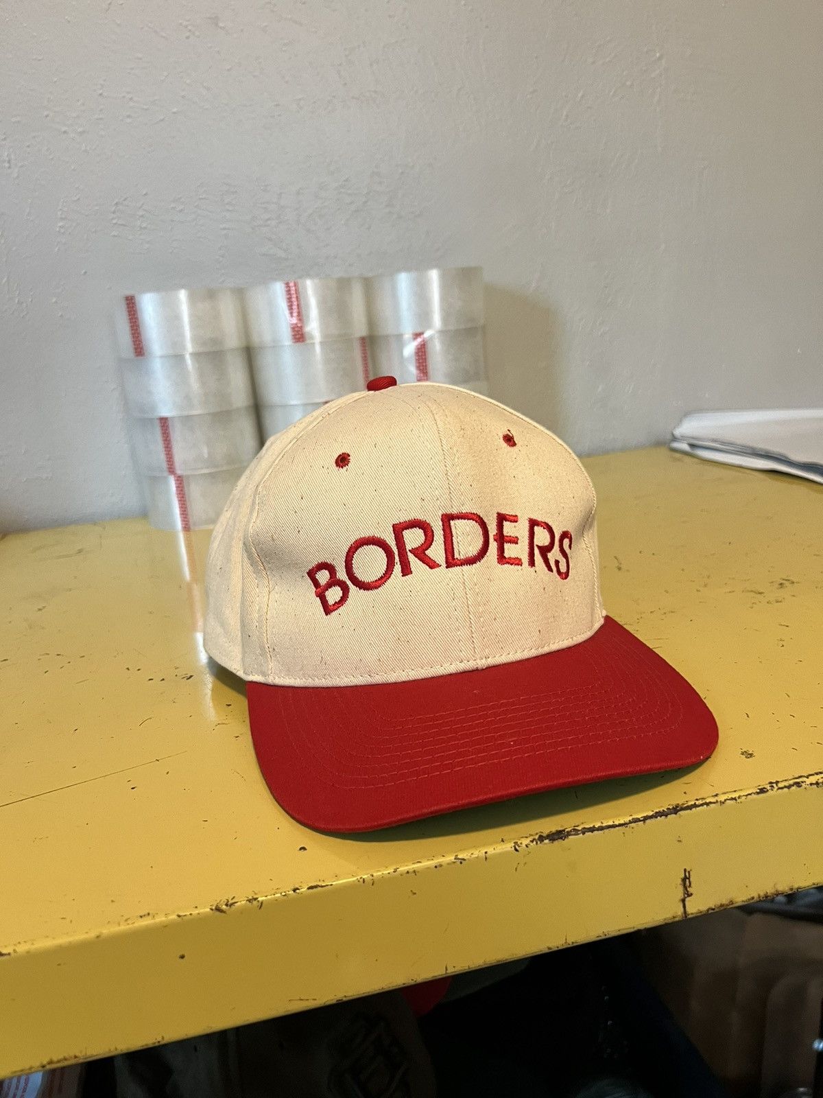 Vintage Vintage Borders Trucker Hat Size ONE SIZE - 3 Thumbnail