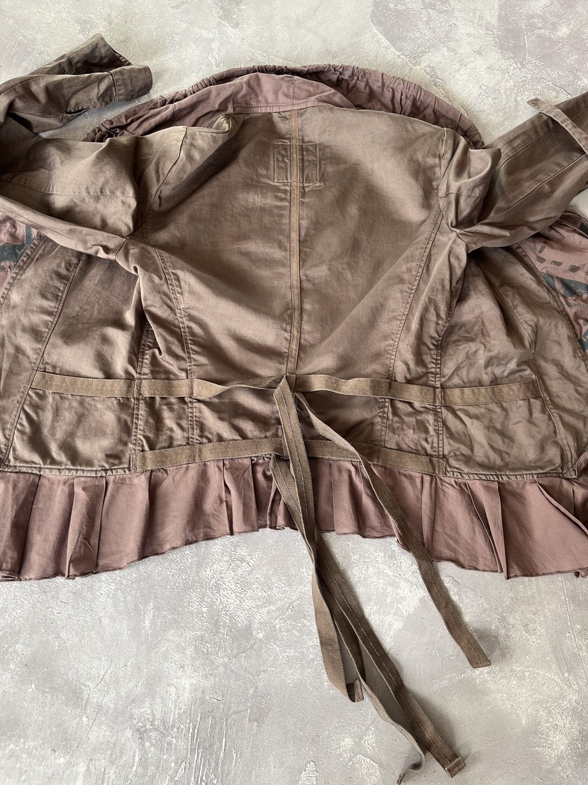 Marithe + Francois Girbaud Vintage Marithe Francois Girbaud Cotton Linen Rare Jacket Size S / US 4 / IT 40 - 8 Thumbnail