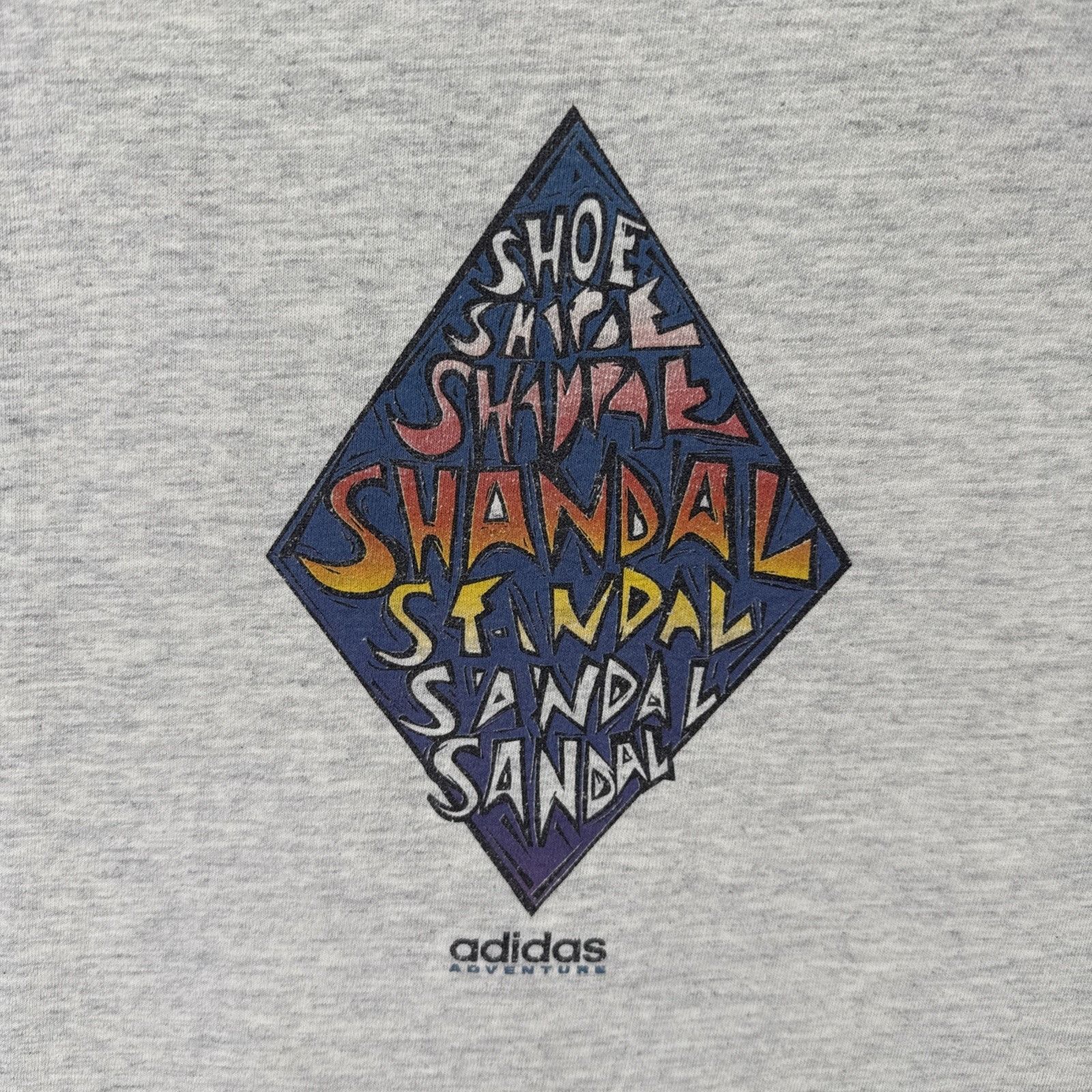 Adidas Vintage Adidas Shirt Mens XL Gray 90s Sandal Shoe Adventure Size US XL / EU 56 / 4 - 4 Thumbnail