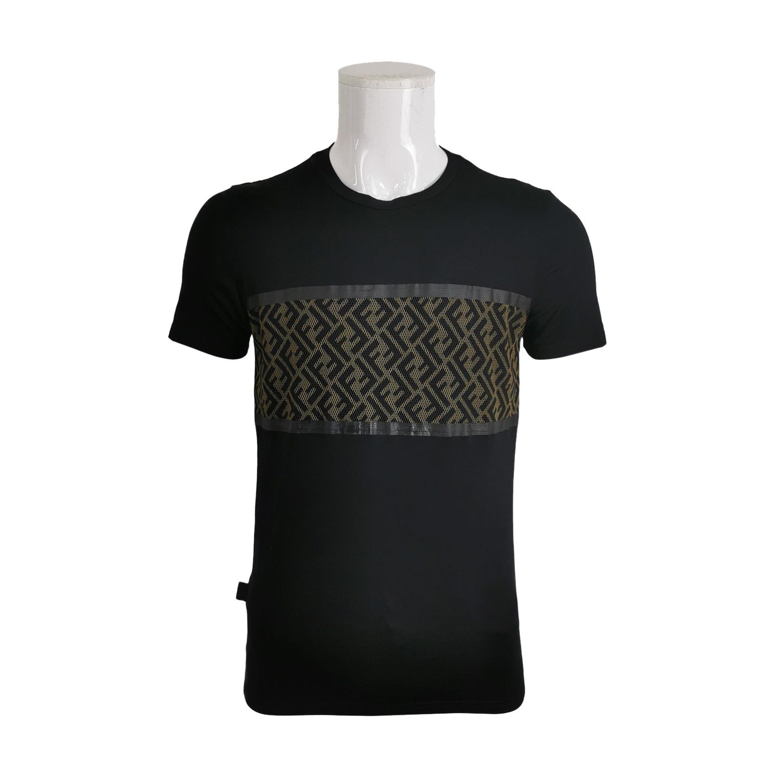 Fendi Fendi FF Monogram Cotton T-Shirt US M Size US M / EU 48-50 / 2 - 1 Thumbnail