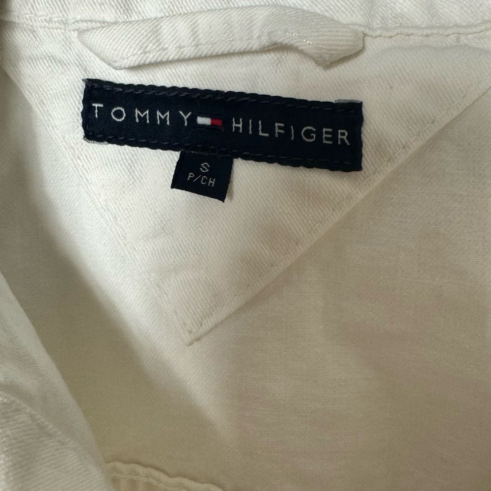 Tommy Hilfiger Tommy Hilfiger SZ 8 white button front jacket Size M / US 6-8 / IT 42-44 - 3 Thumbnail