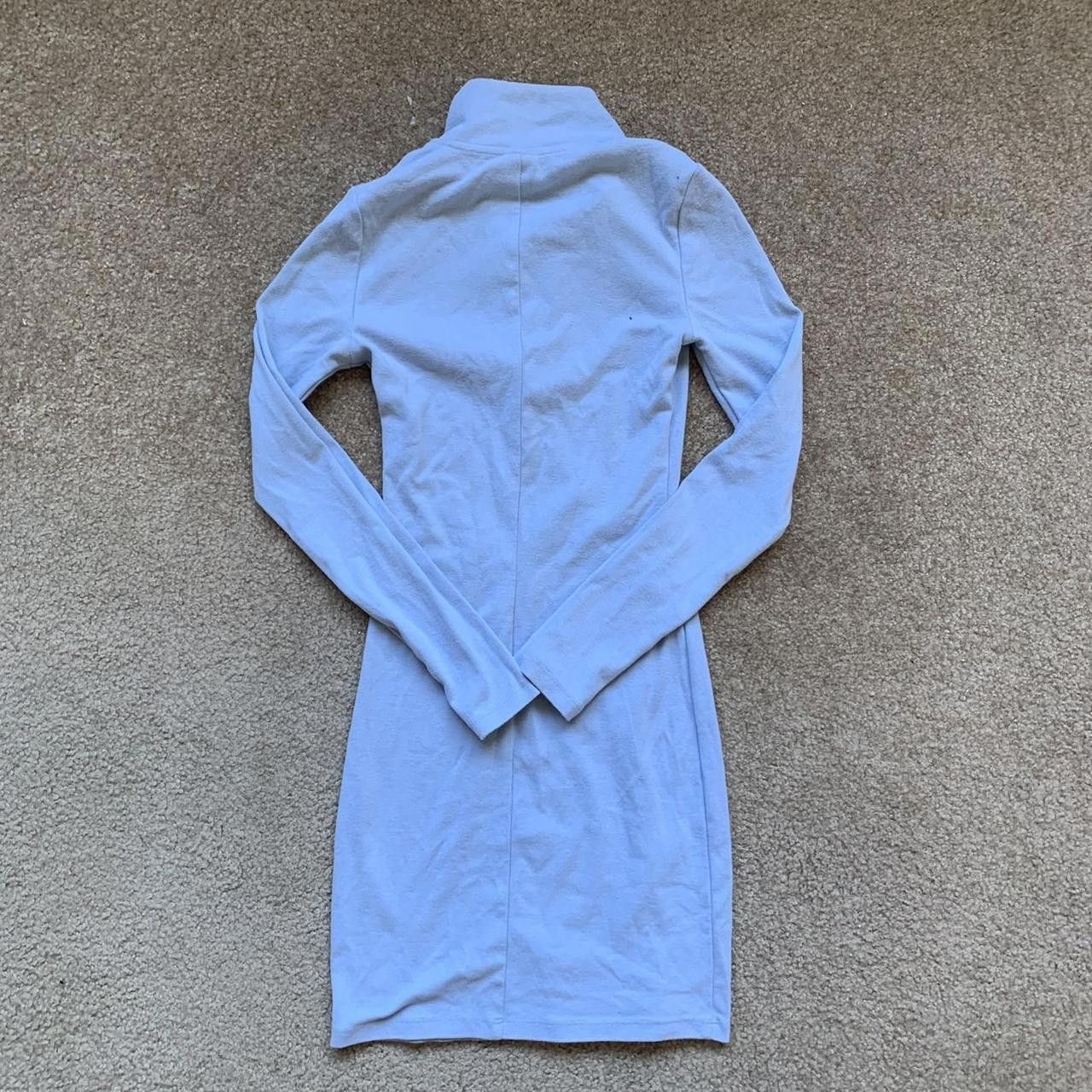 Designer Darling Baby Blue Collared Cotton Size XXS / US 00 / IT 34 - 3 Thumbnail