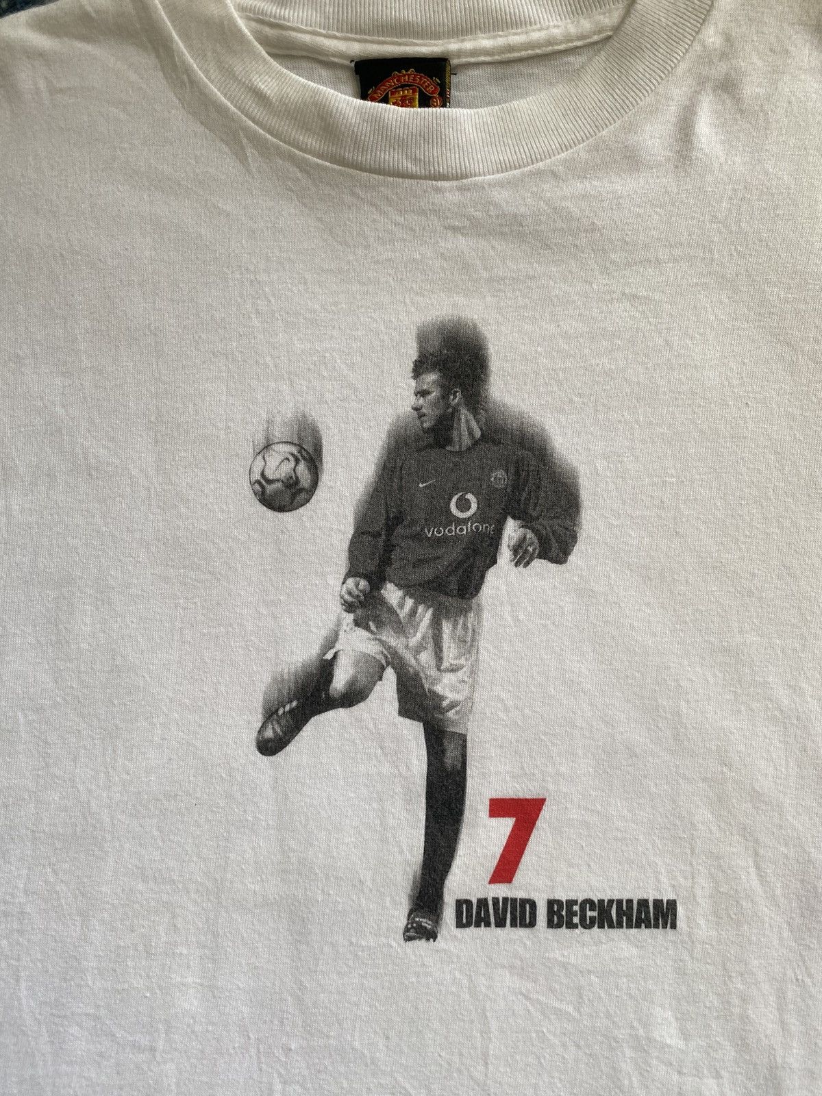Vintage Vintage David Backham No 7 Long Sleeve Tee Size US S / EU 44-46 / 1 - 2 Thumbnail