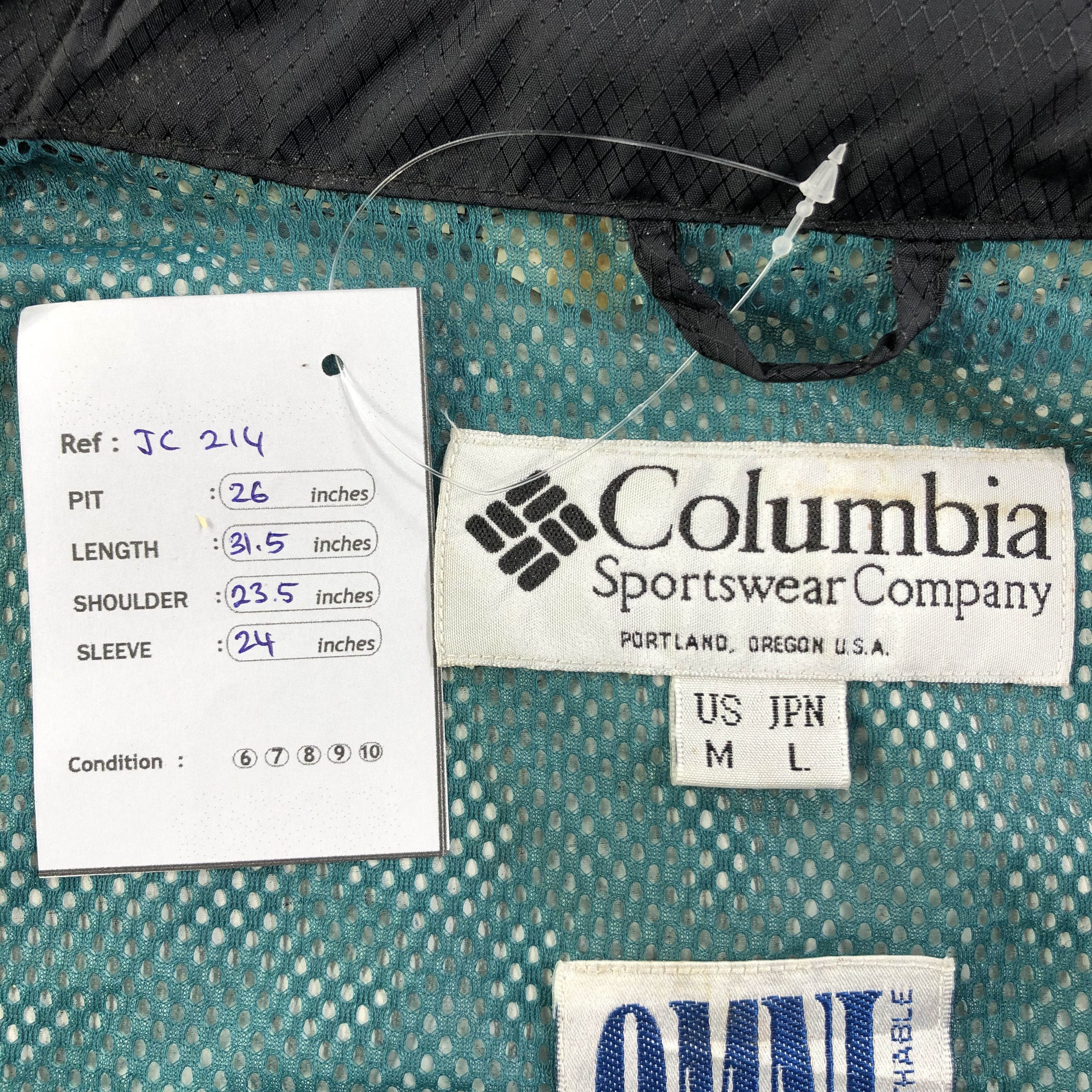 Columbia Columbia Omni Tech Windbreaker Jacket-JC214 Size US M / EU 48-50 / 2 - 10 Thumbnail