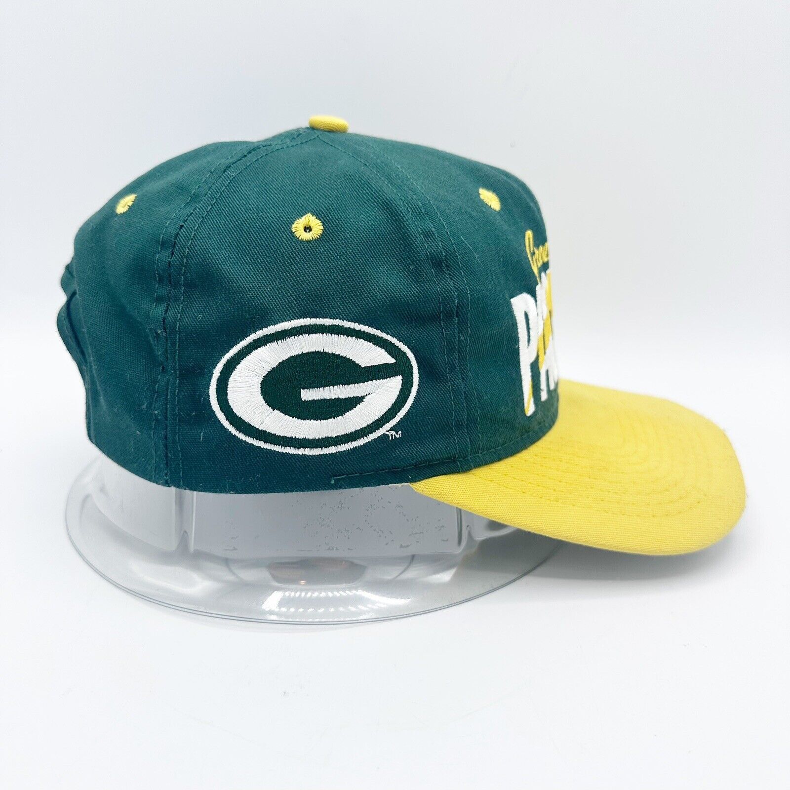 NFL × Vintage Vintage Green Bay Packers Hat Snapback OSFA #1 Apparel NFL Size ONE SIZE - 4 Thumbnail